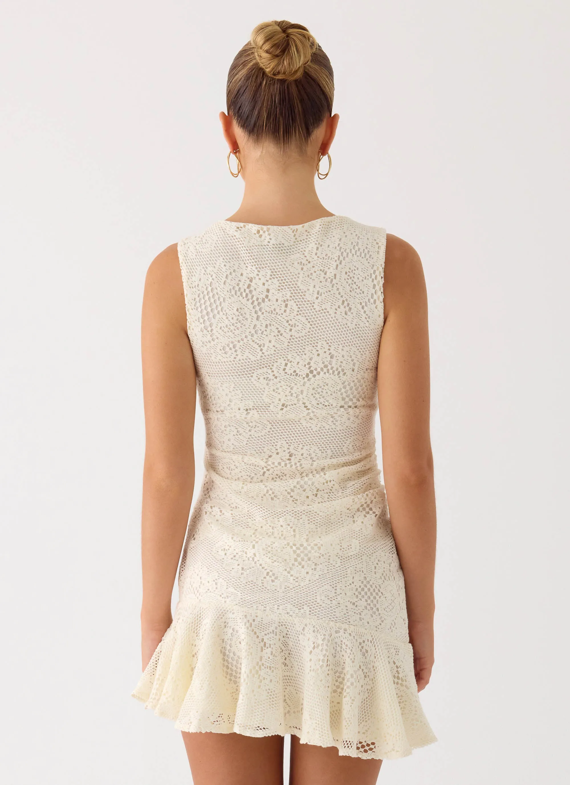 Adoria Mini Dress - Ivory sold by Peppermayo product image thumbnail 3