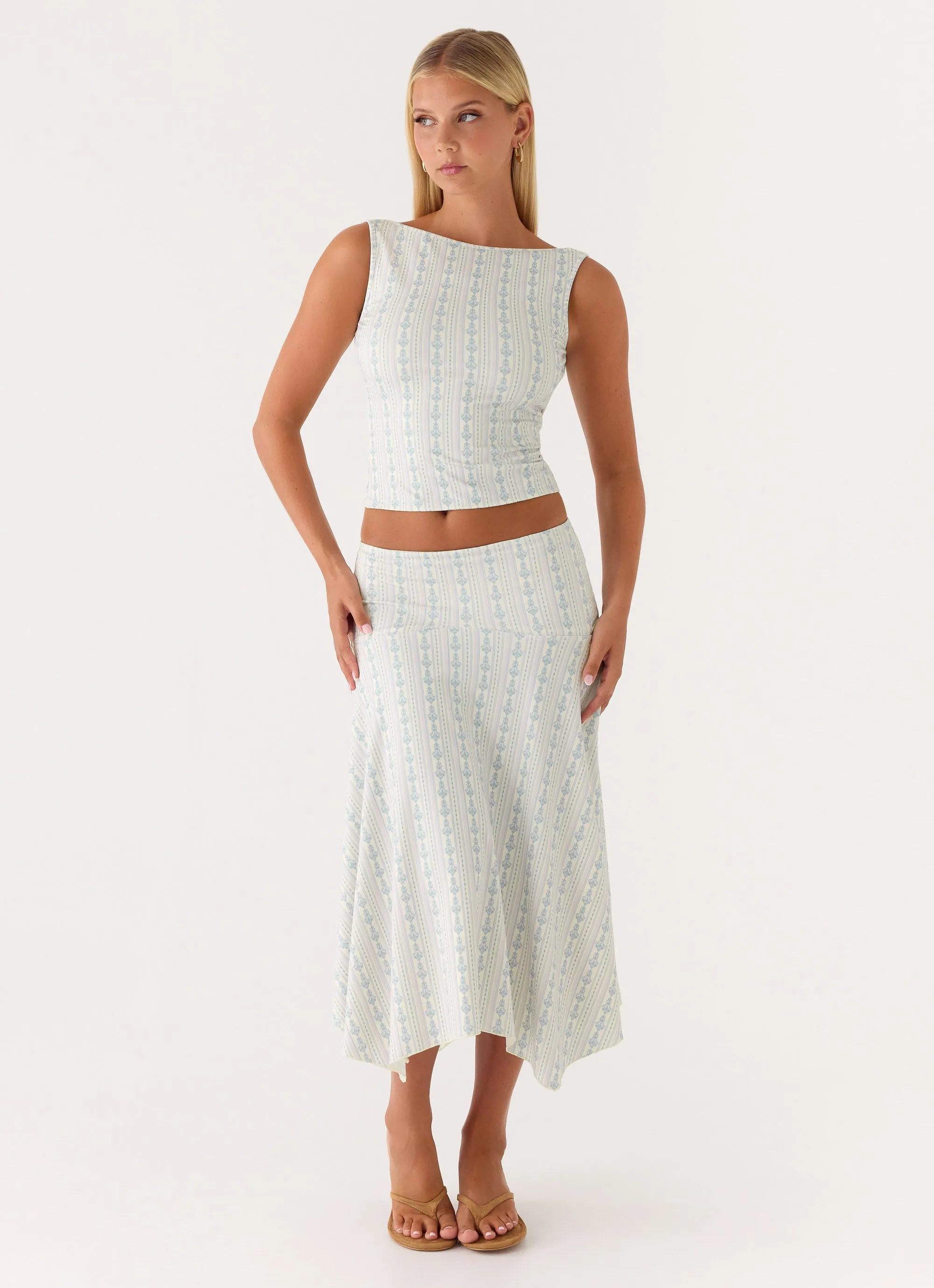 Katta Midi Skirt - Vintage Stripe sold by Peppermayo product image thumbnail 5