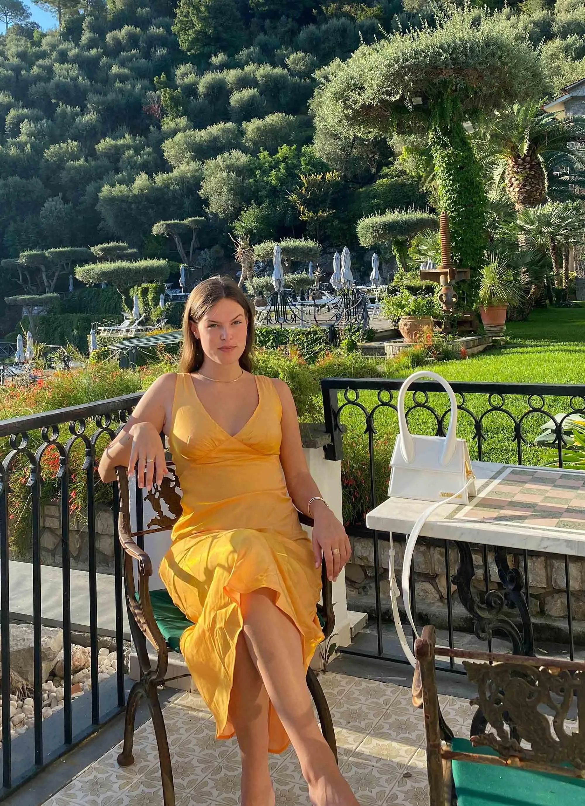 Loren Maxi Dress - Mango Shimmer sold by Peppermayo product image thumbnail 3