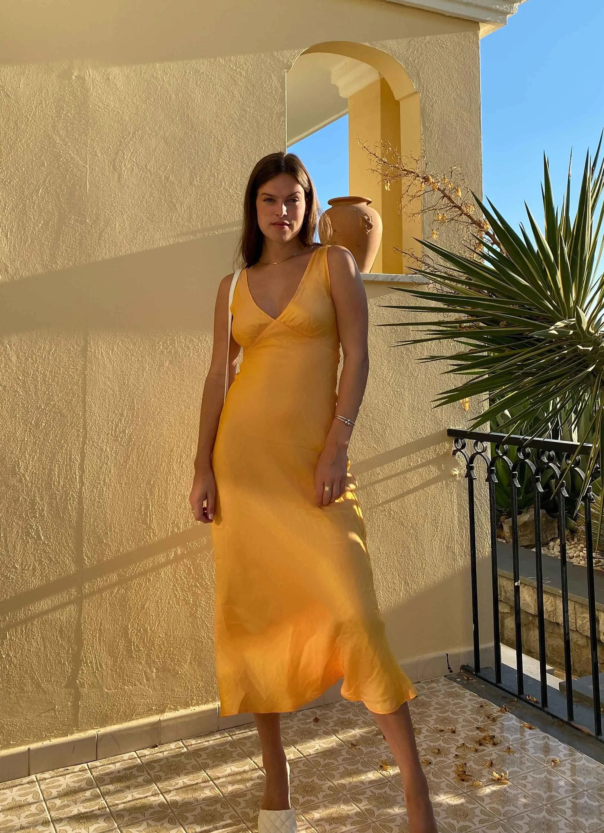 Loren Maxi Dress - Mango Shimmer sold by Peppermayo product image thumbnail 2