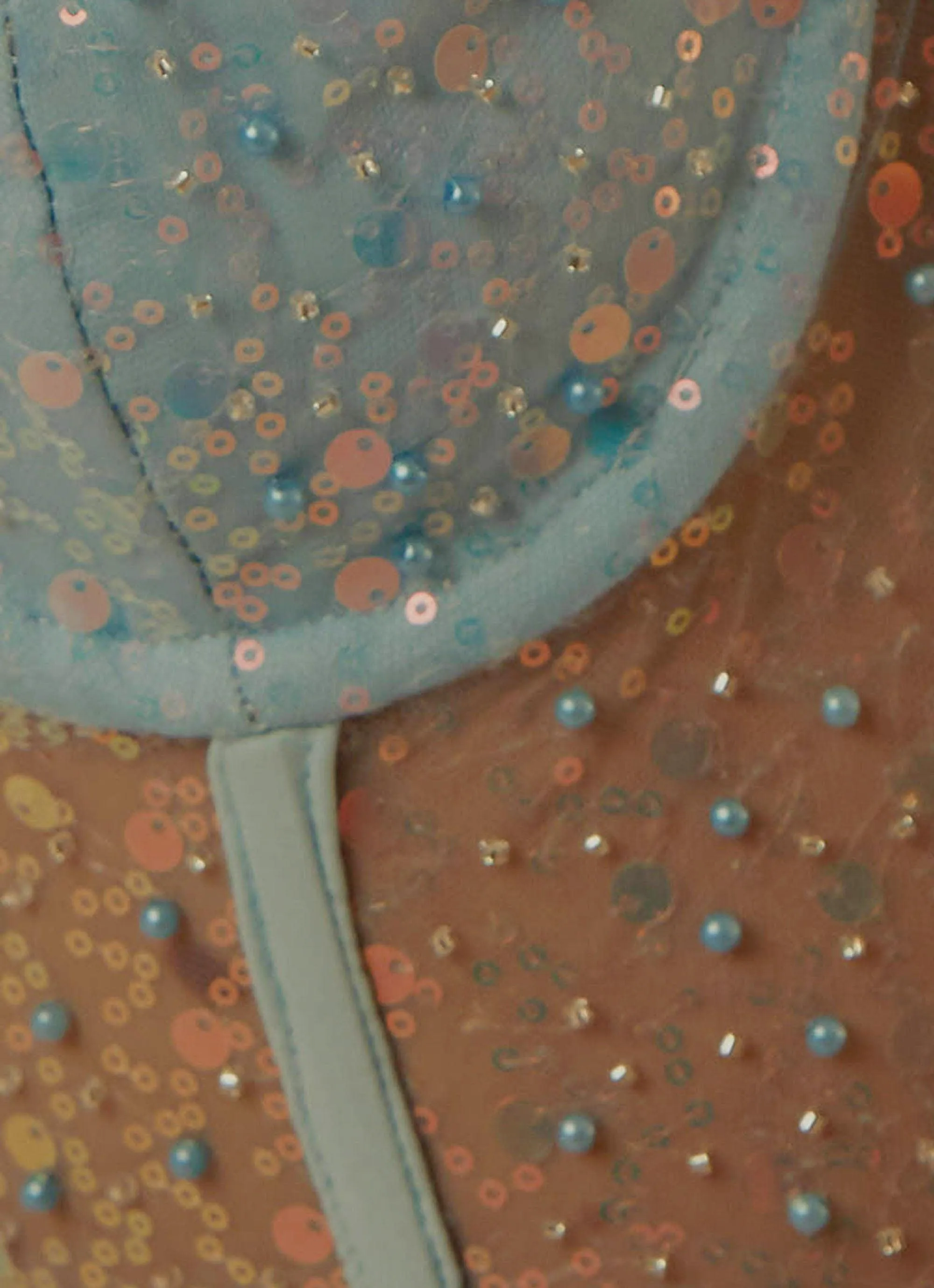 An Illusion Crop Top - Sky Blue sold by Peppermayo product image thumbnail 5