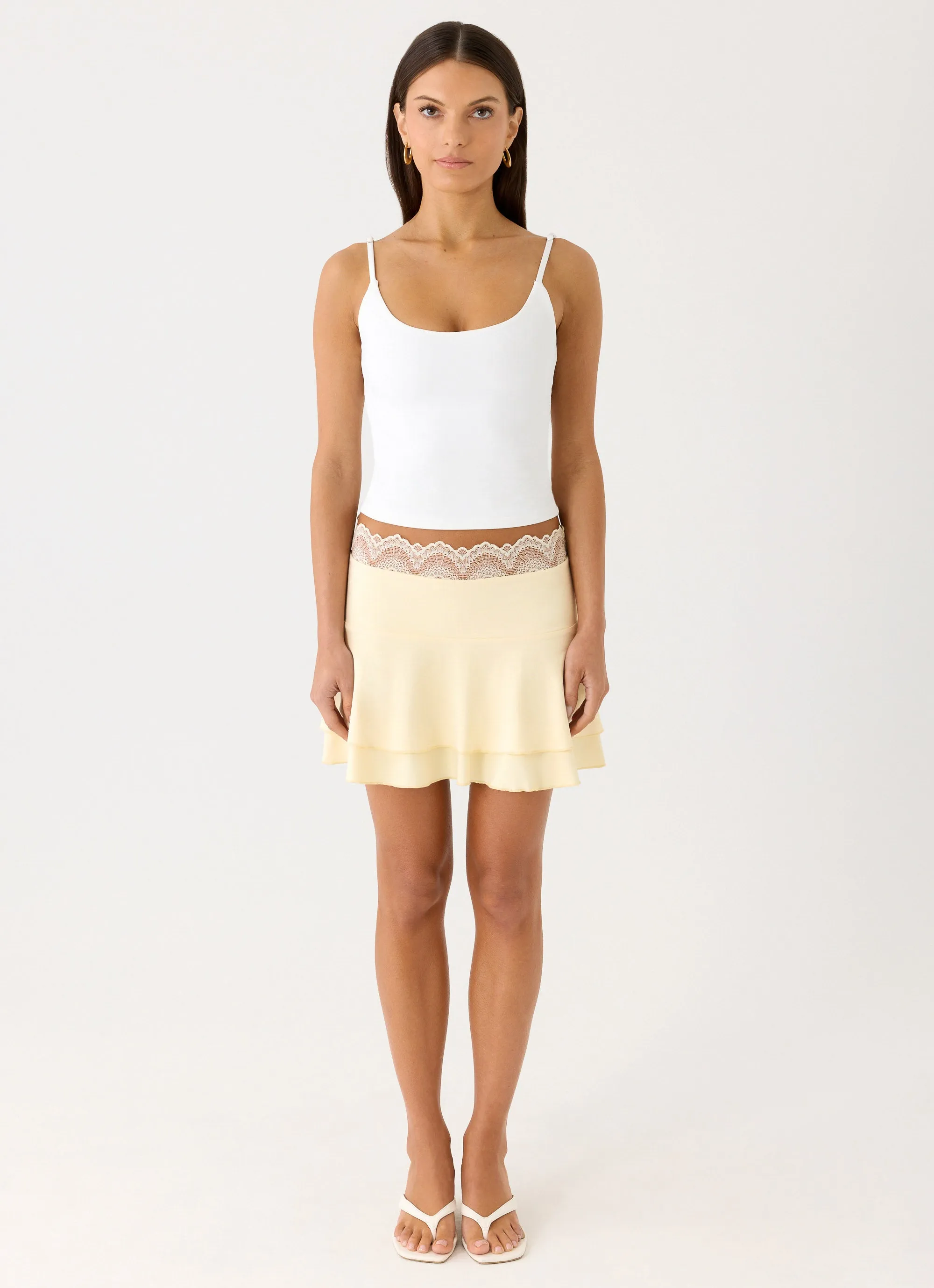 Aleenah Mini Skirt - Yellow sold by Peppermayo product image thumbnail 4