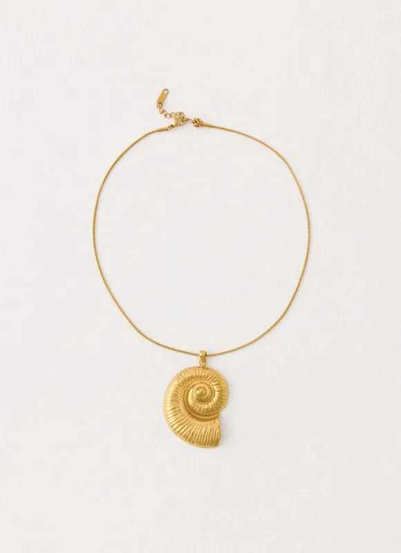 Tidebound Necklace - Gold made by Peppermayo