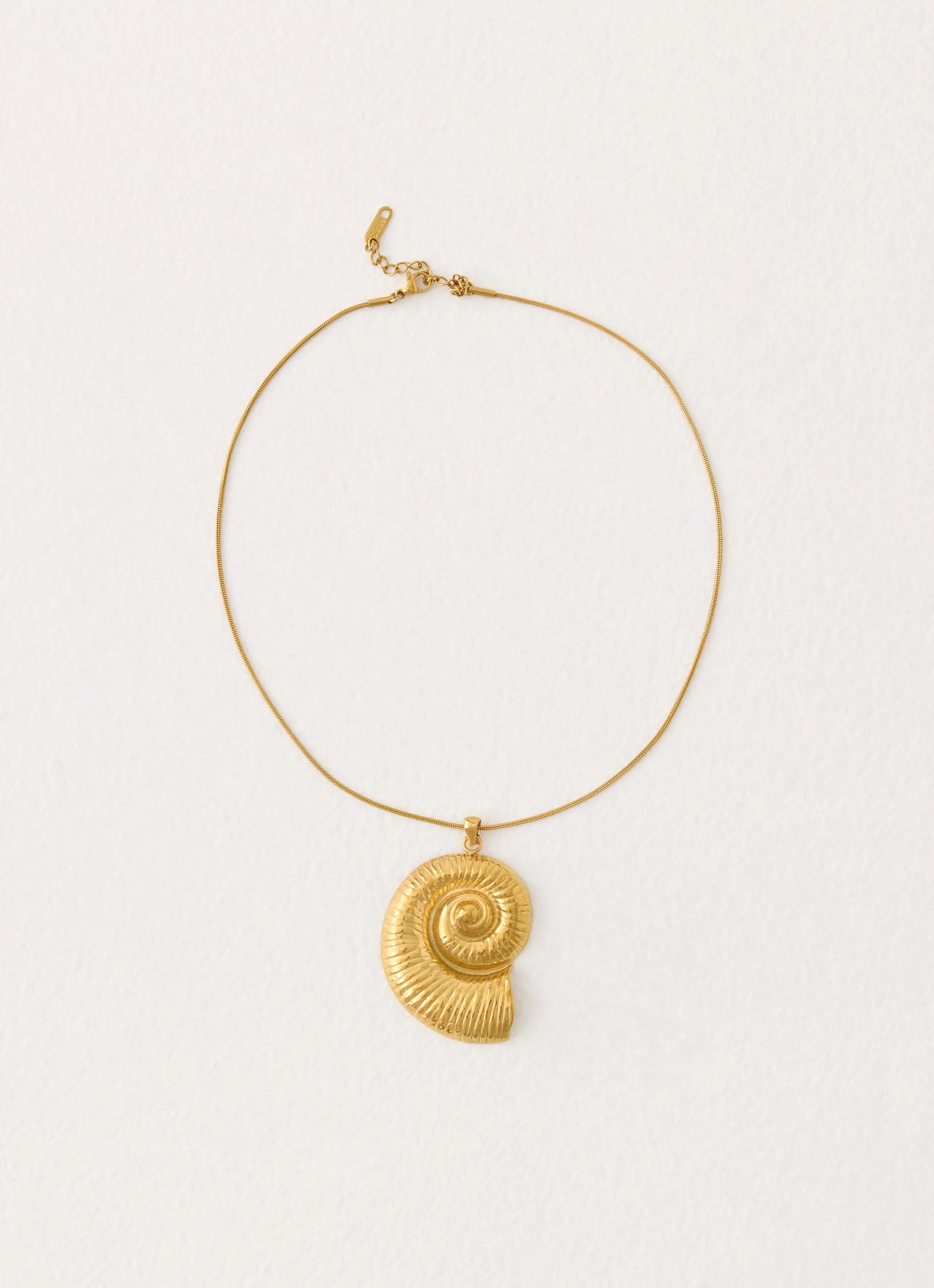 Tidebound Necklace - Gold sold by Peppermayo