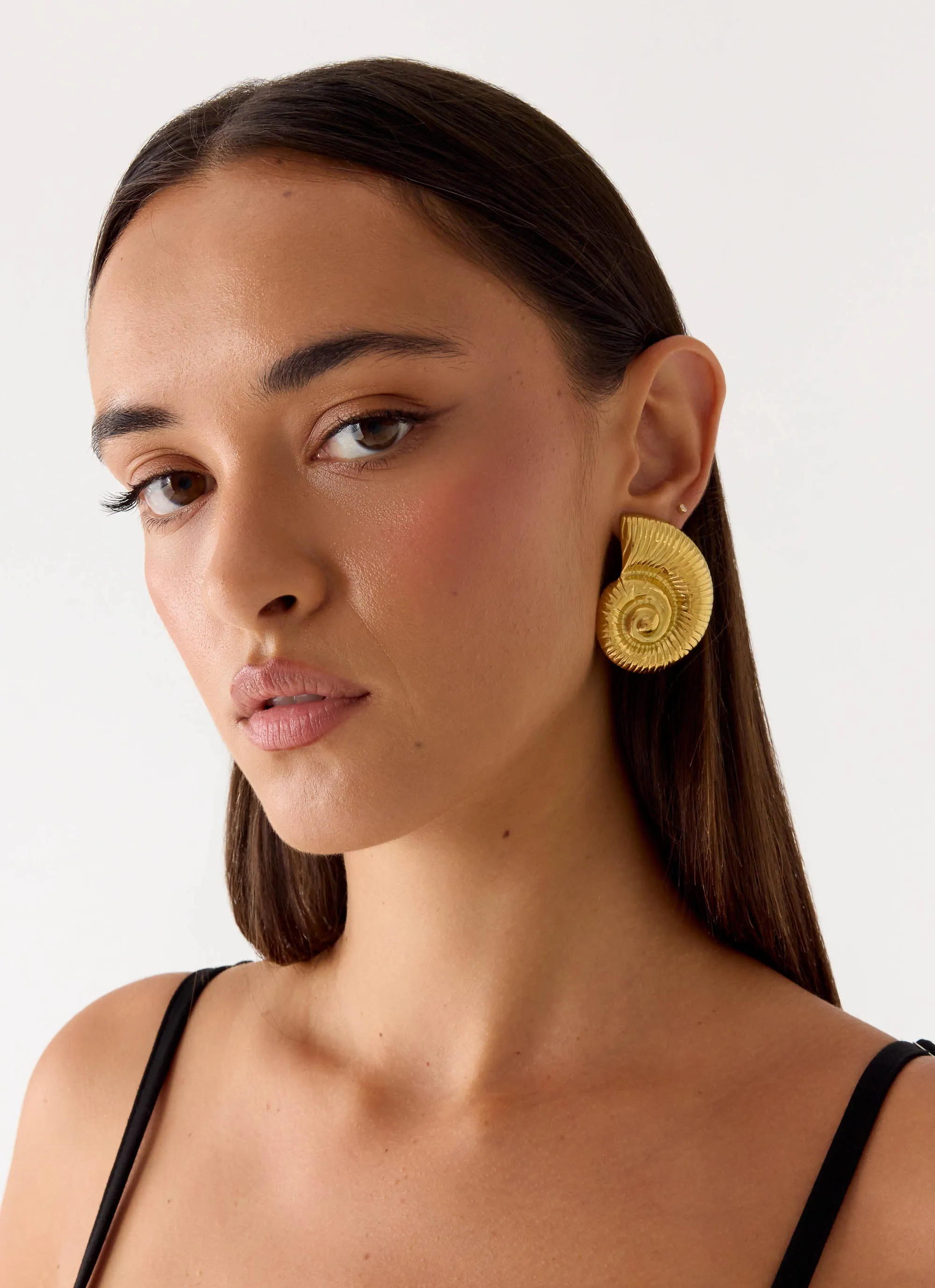 Tidebound Earrings - Gold sold by Peppermayo product image thumbnail 3