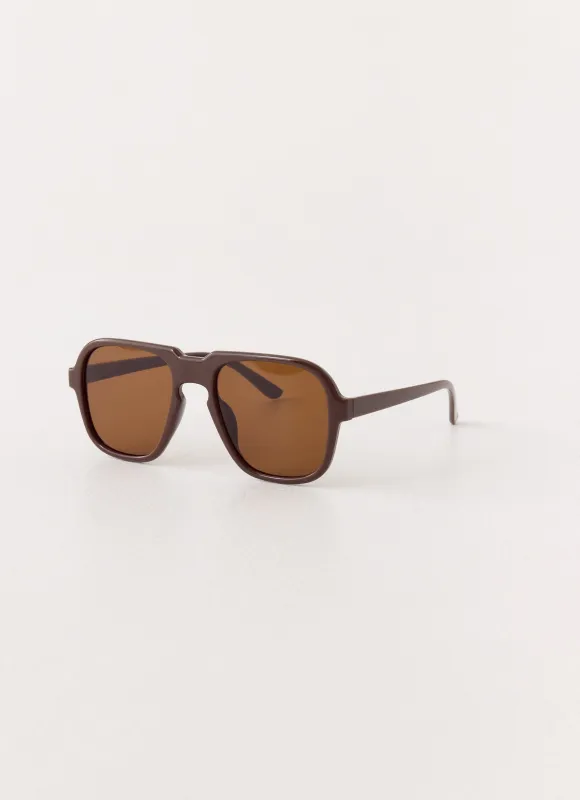 Hunting Hour Sunglasses - Chocolate sold by Peppermayo