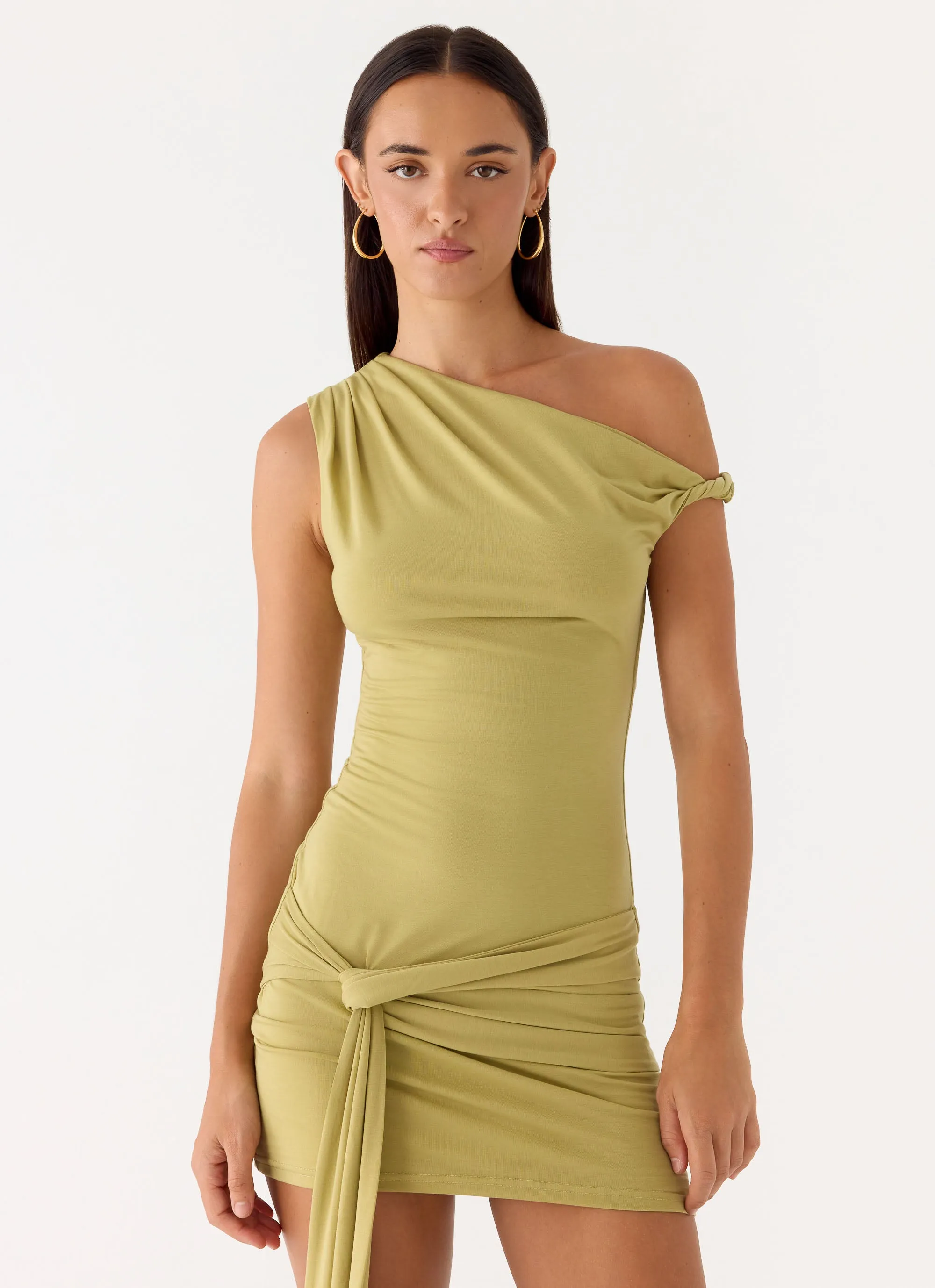 Zander Mini Dress - Green Olive sold by Peppermayo product image thumbnail 5
