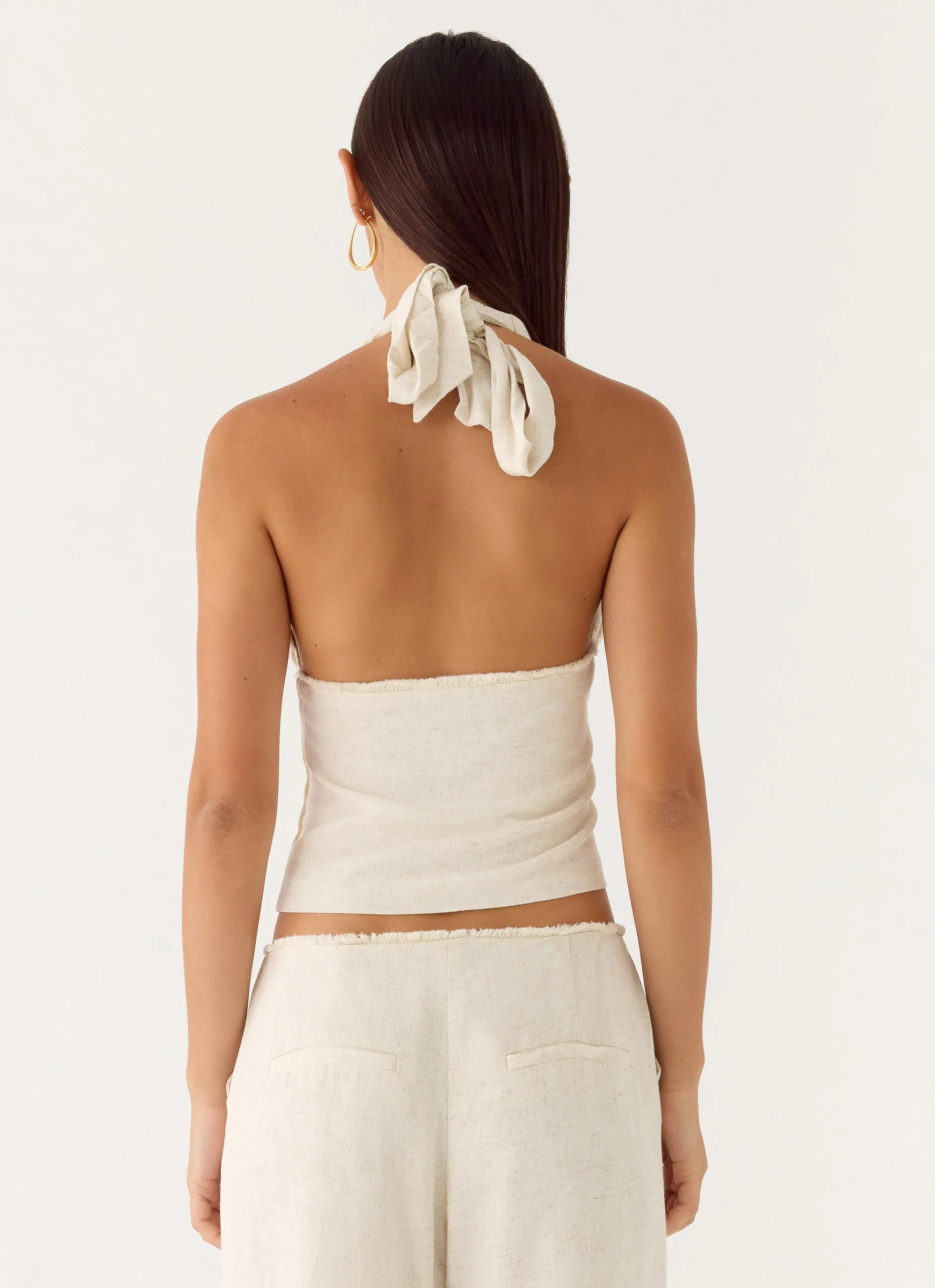 Josephina Halter Top - Oat sold by Peppermayo product image thumbnail 3