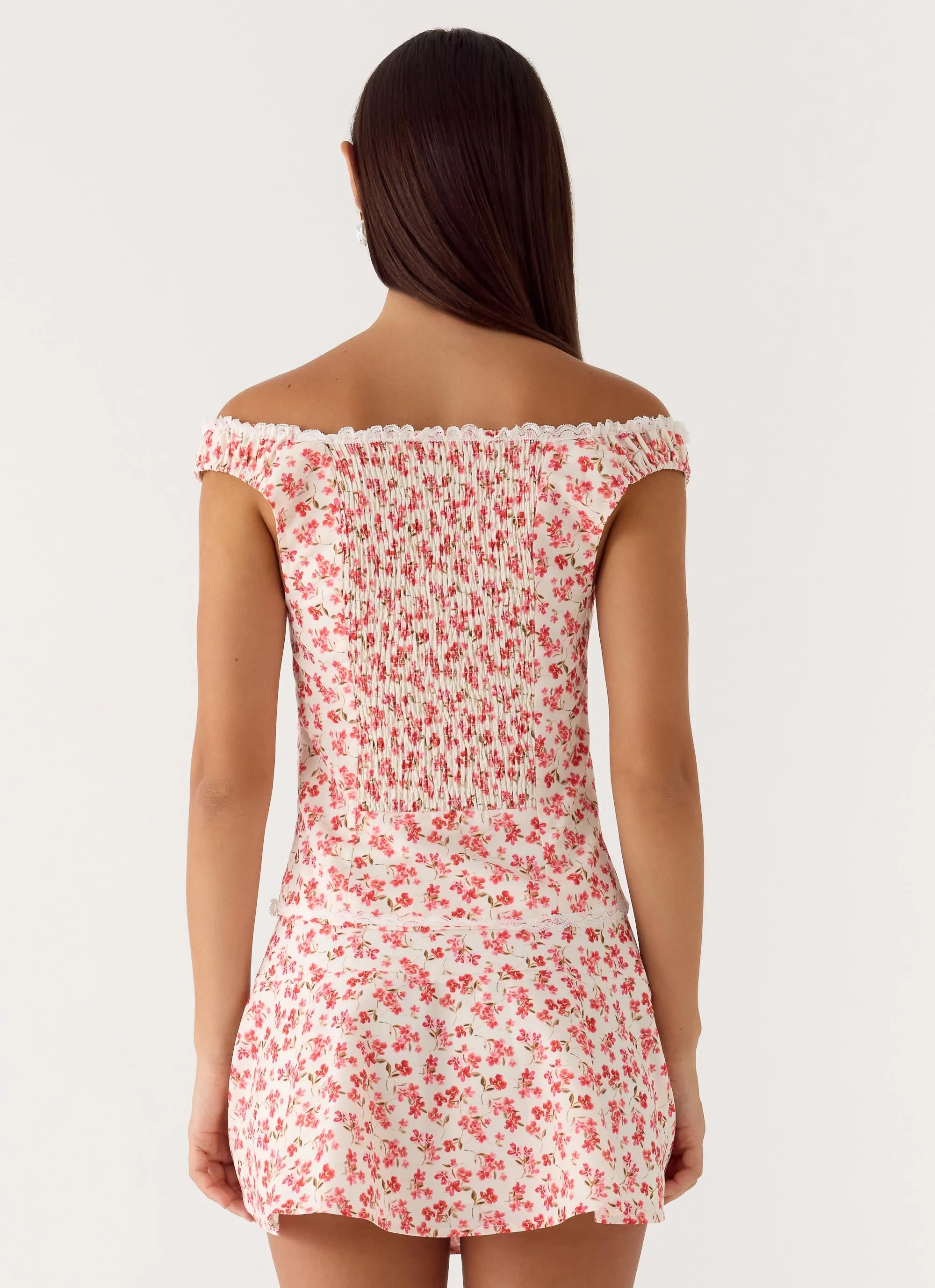 Anja Mini Skirt - Porcelain Rose sold by Peppermayo product image thumbnail 3
