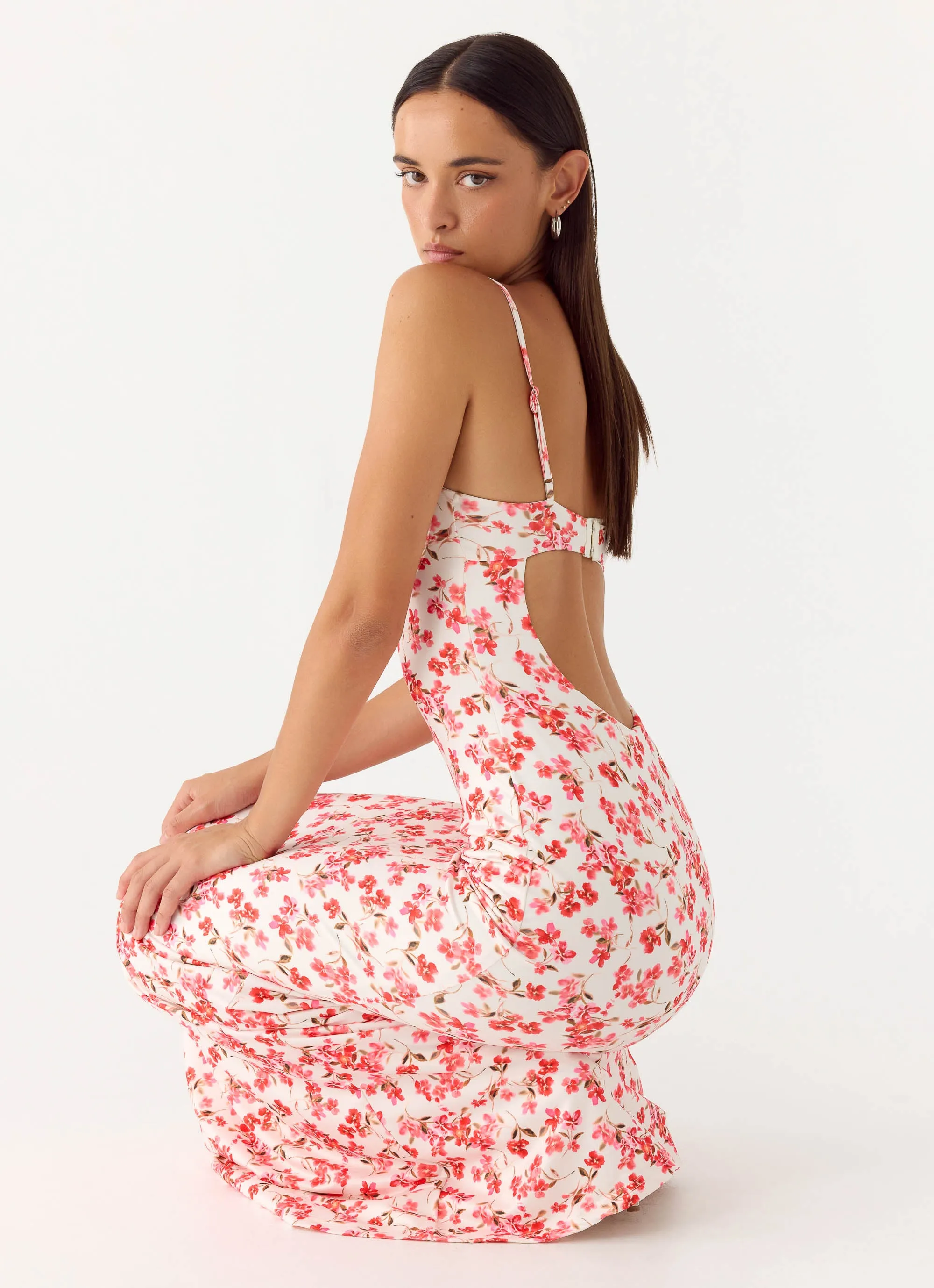 Vamonos Maxi Dress - Porcelain Rose sold by Peppermayo product image thumbnail 5