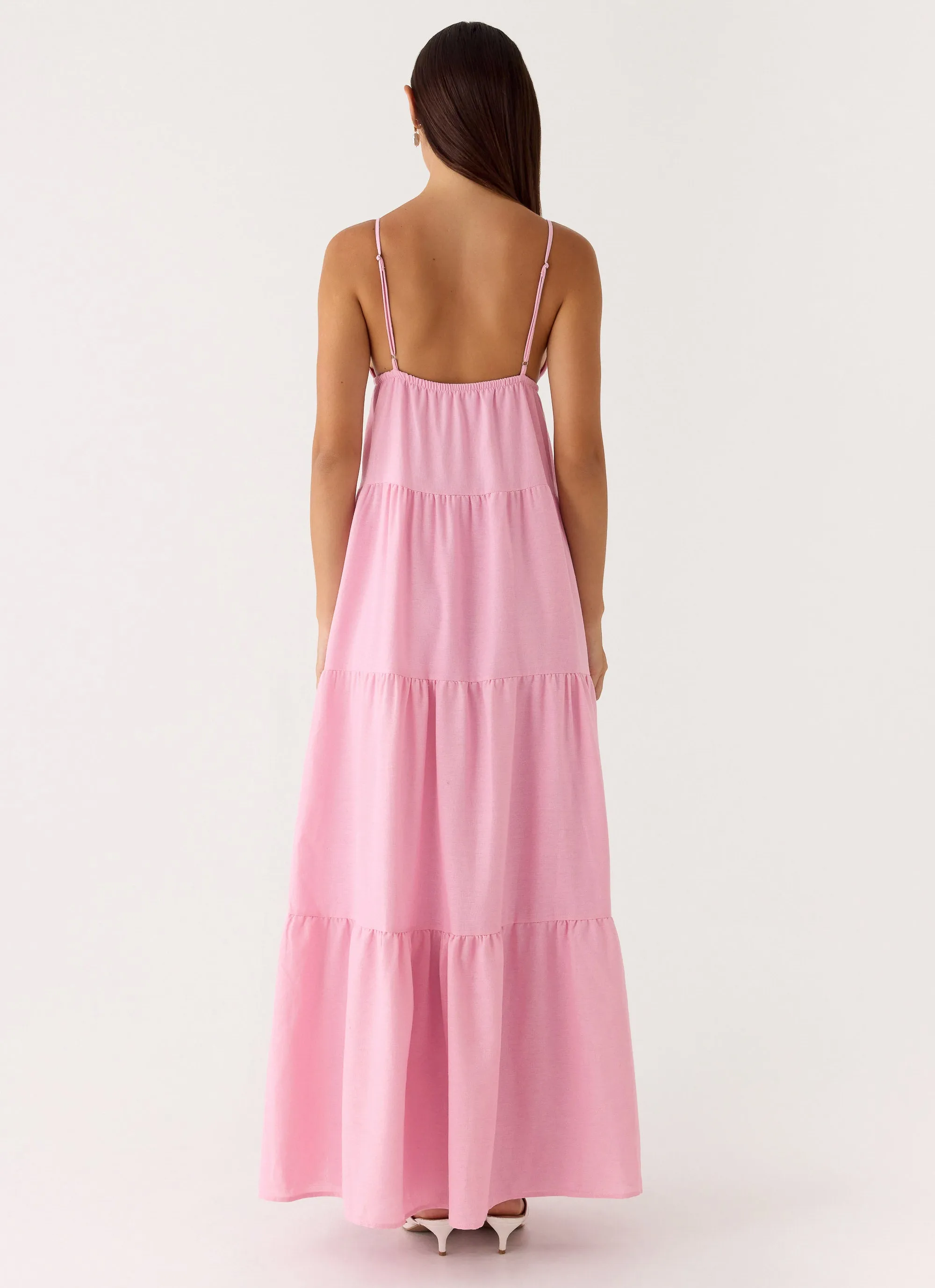 Lotty Linen Maxi Dress - Pink sold by Peppermayo product image thumbnail 3