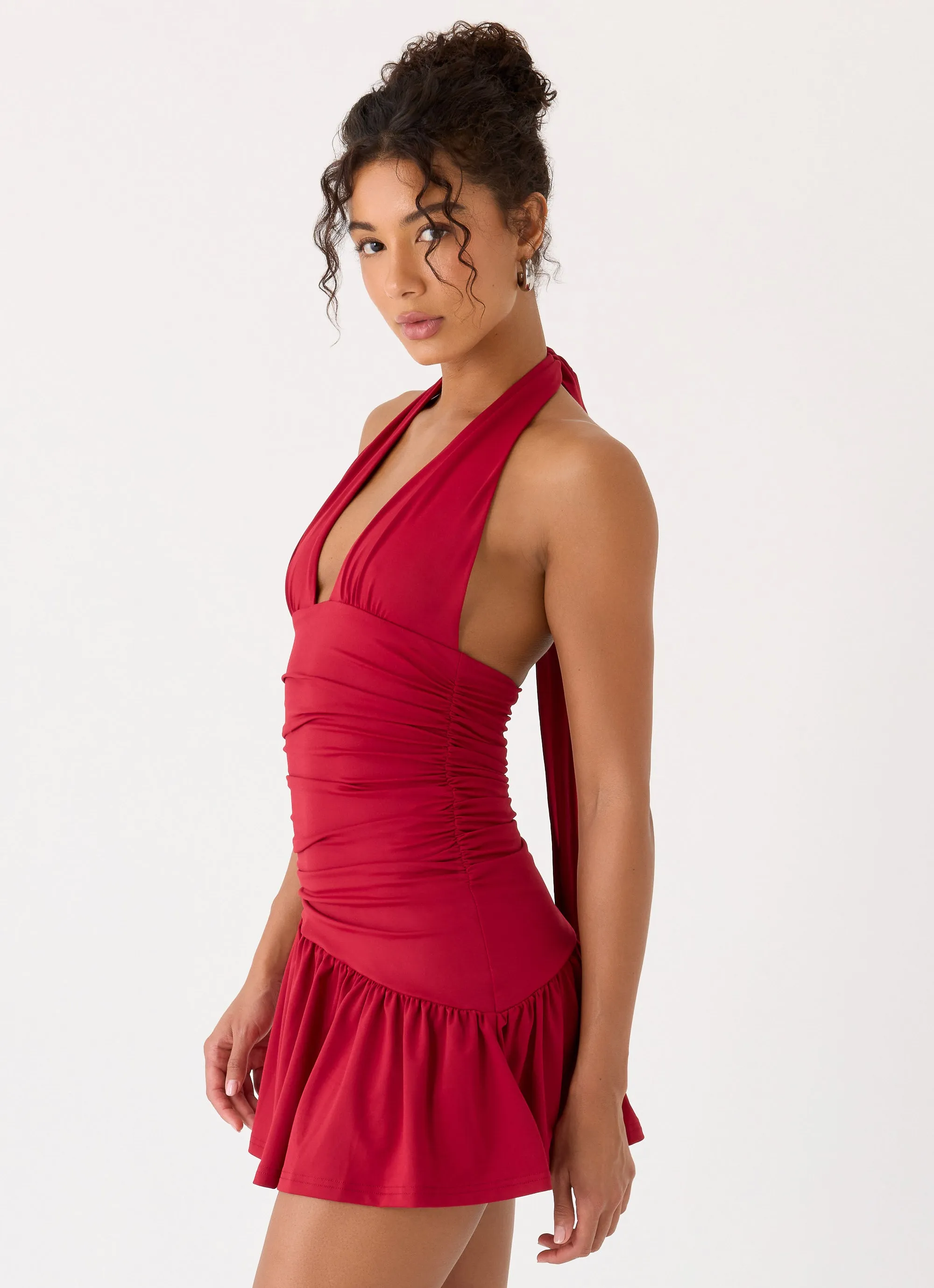 Esme Mini Dress - Red Magenta sold by Peppermayo product image thumbnail 2
