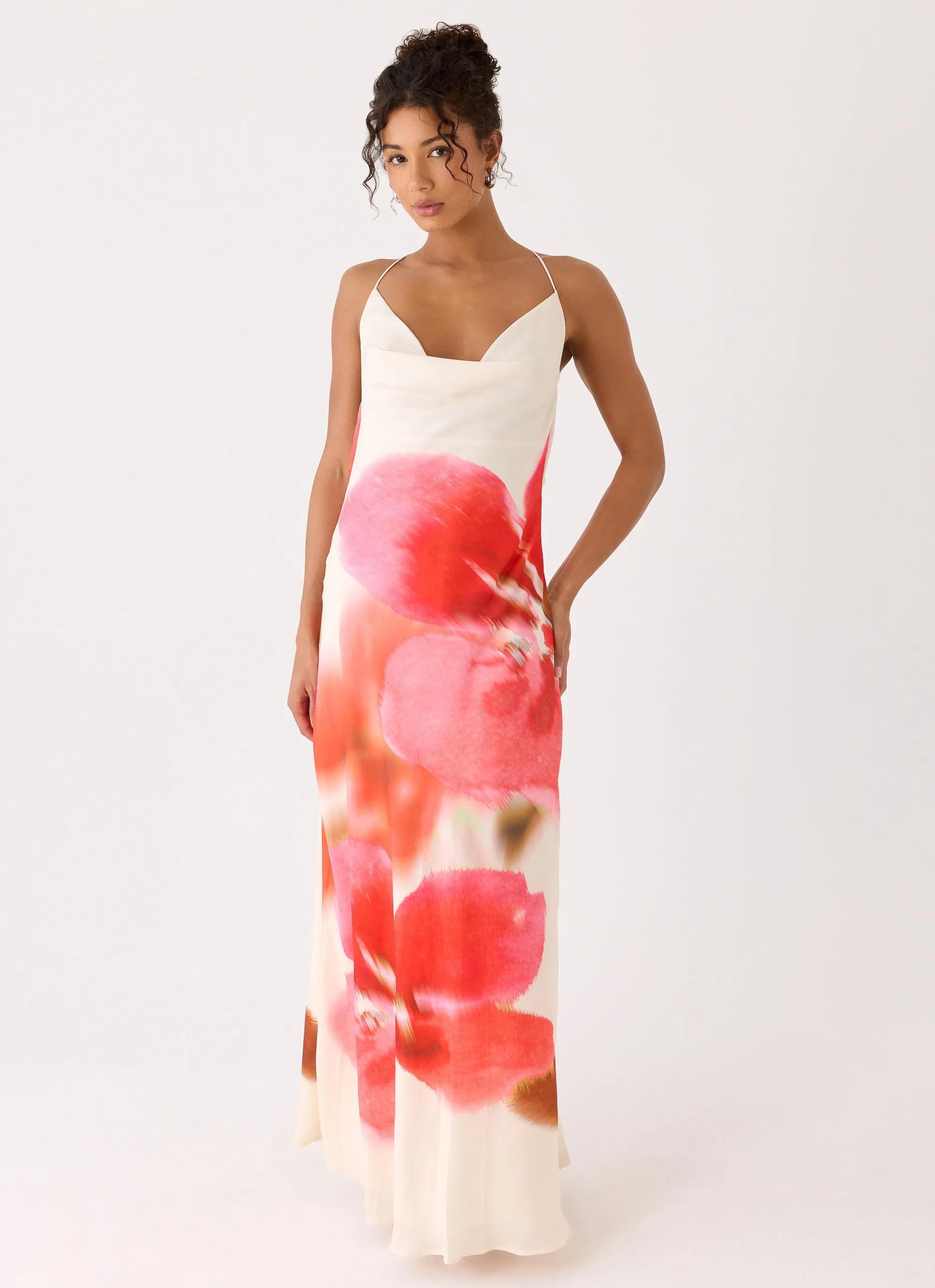 Samya Cowl Maxi Dress - Porcelain Rose sold by Peppermayo product image thumbnail 5