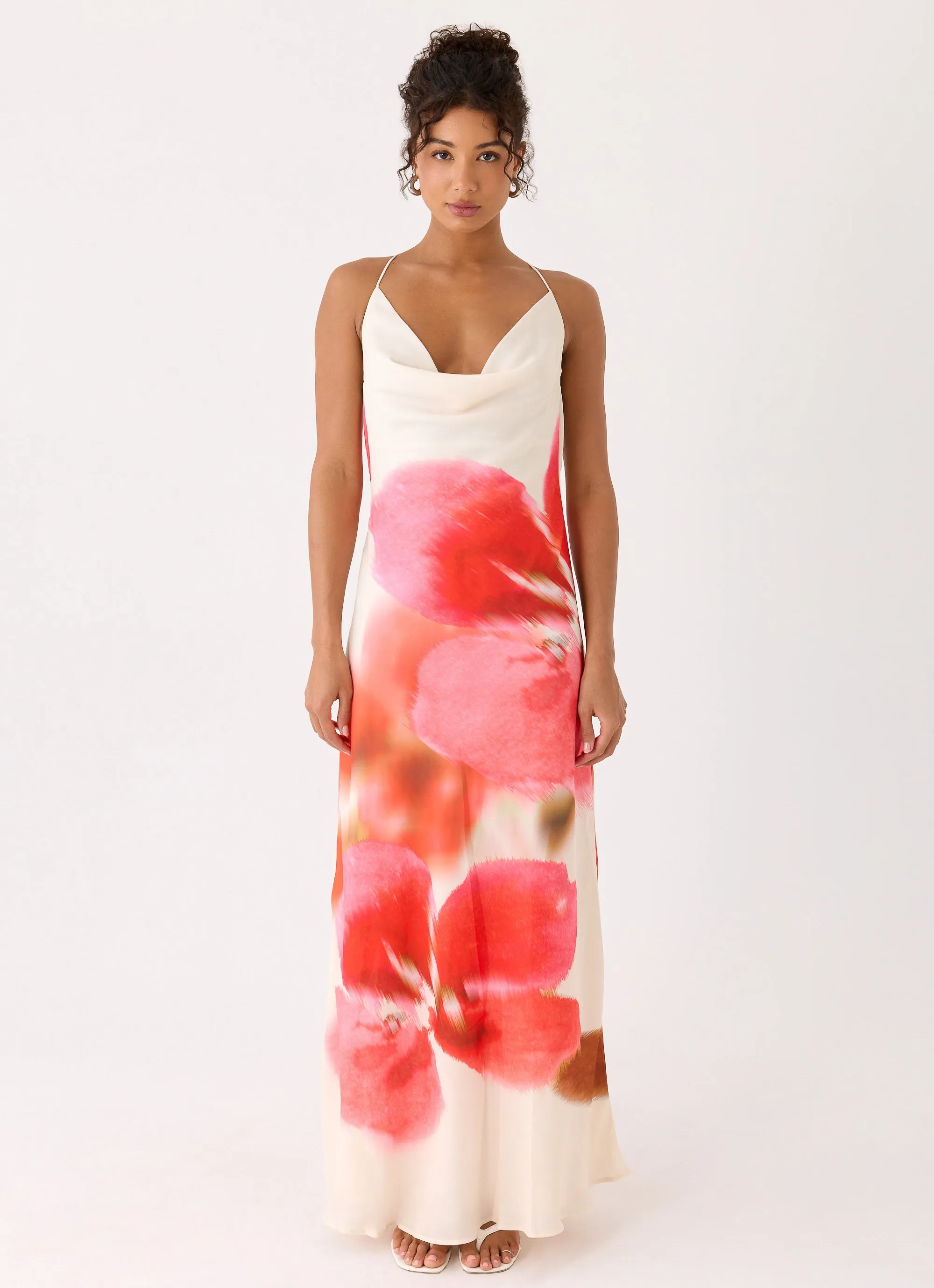 Samya Cowl Maxi Dress - Porcelain Rose sold by Peppermayo product image thumbnail 4