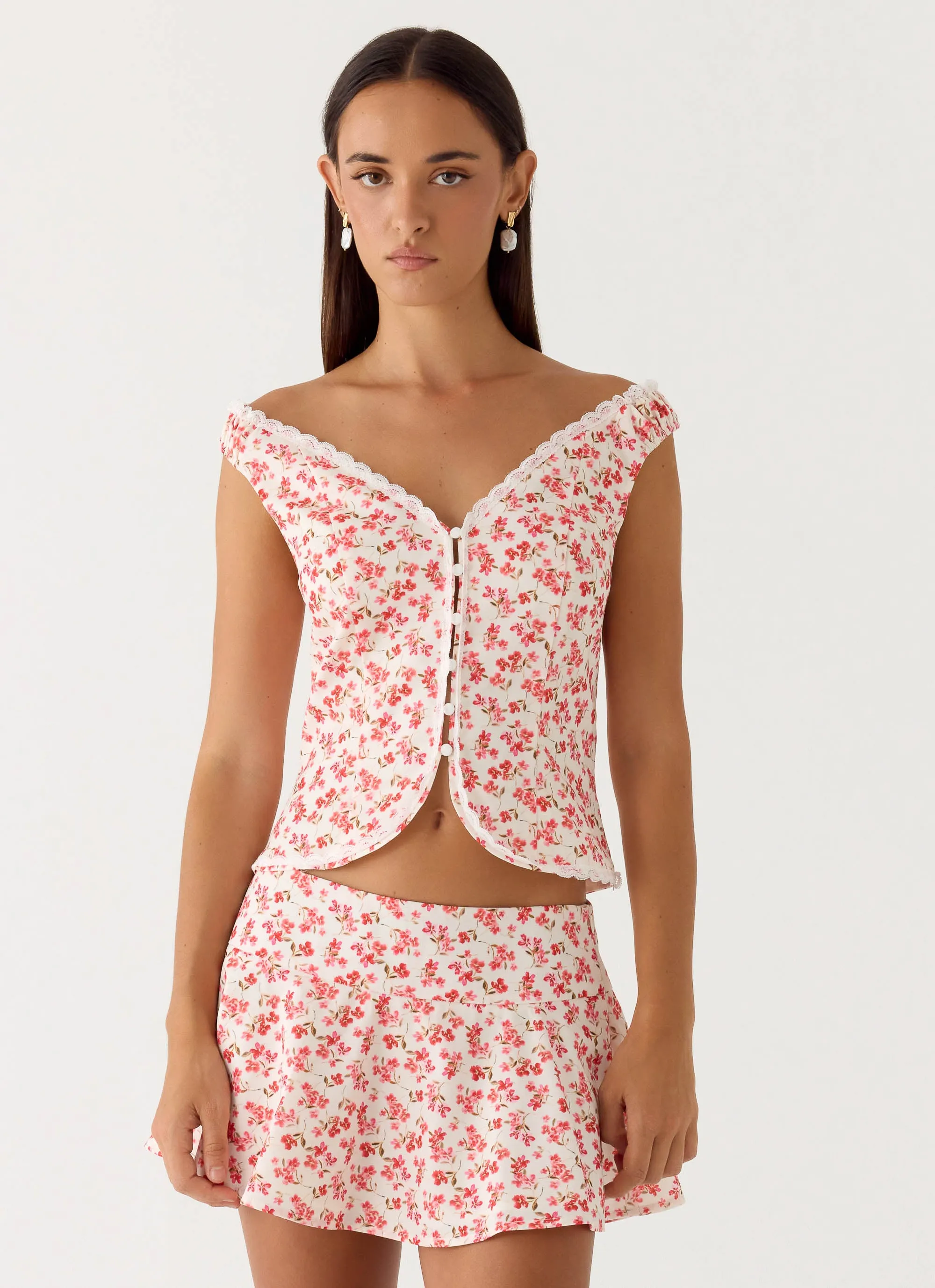 Anja Top - Porcelain Rose sold by Peppermayo
