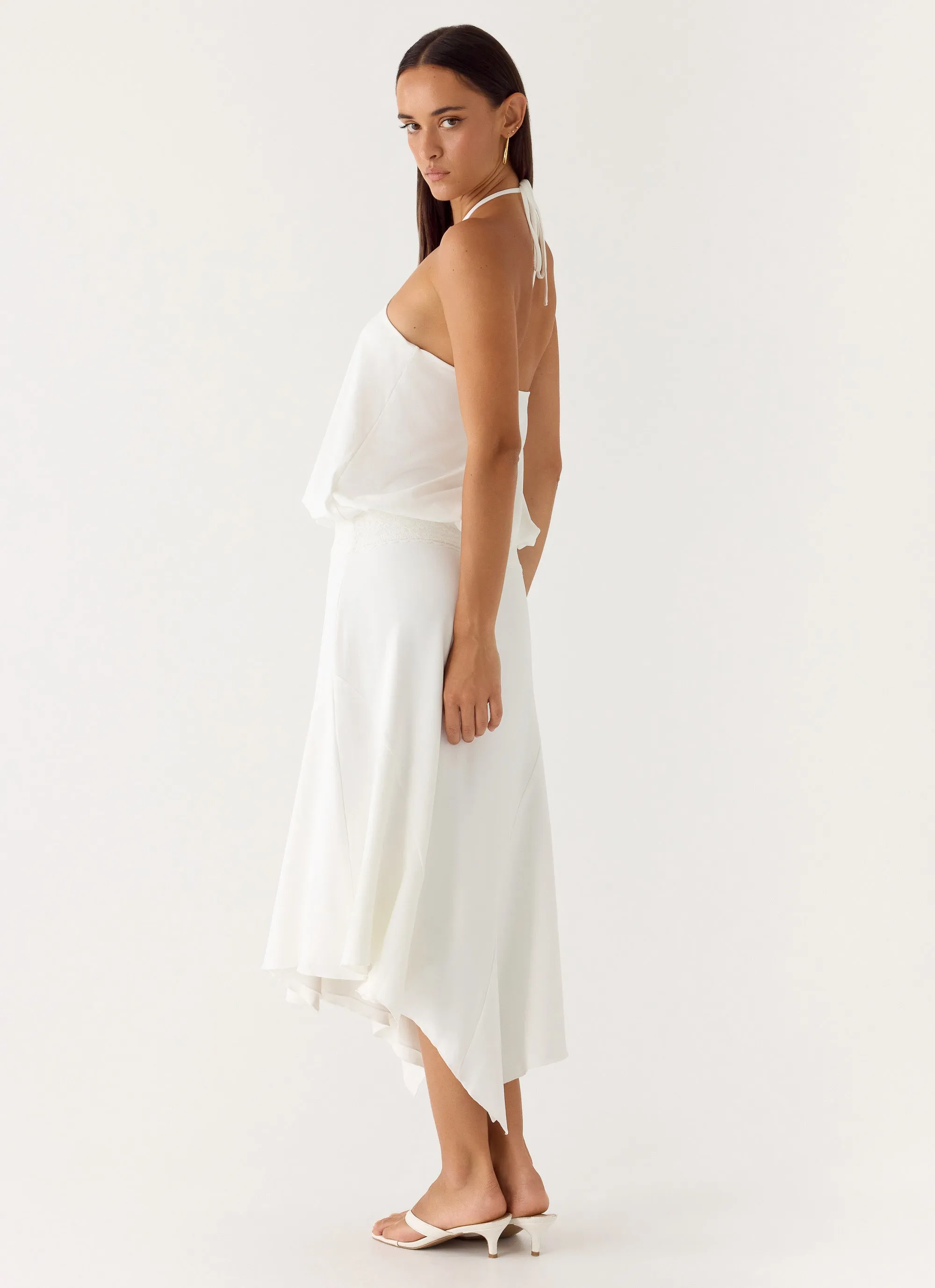 To The Girls Midi Dress - White sold by Peppermayo product image thumbnail 5