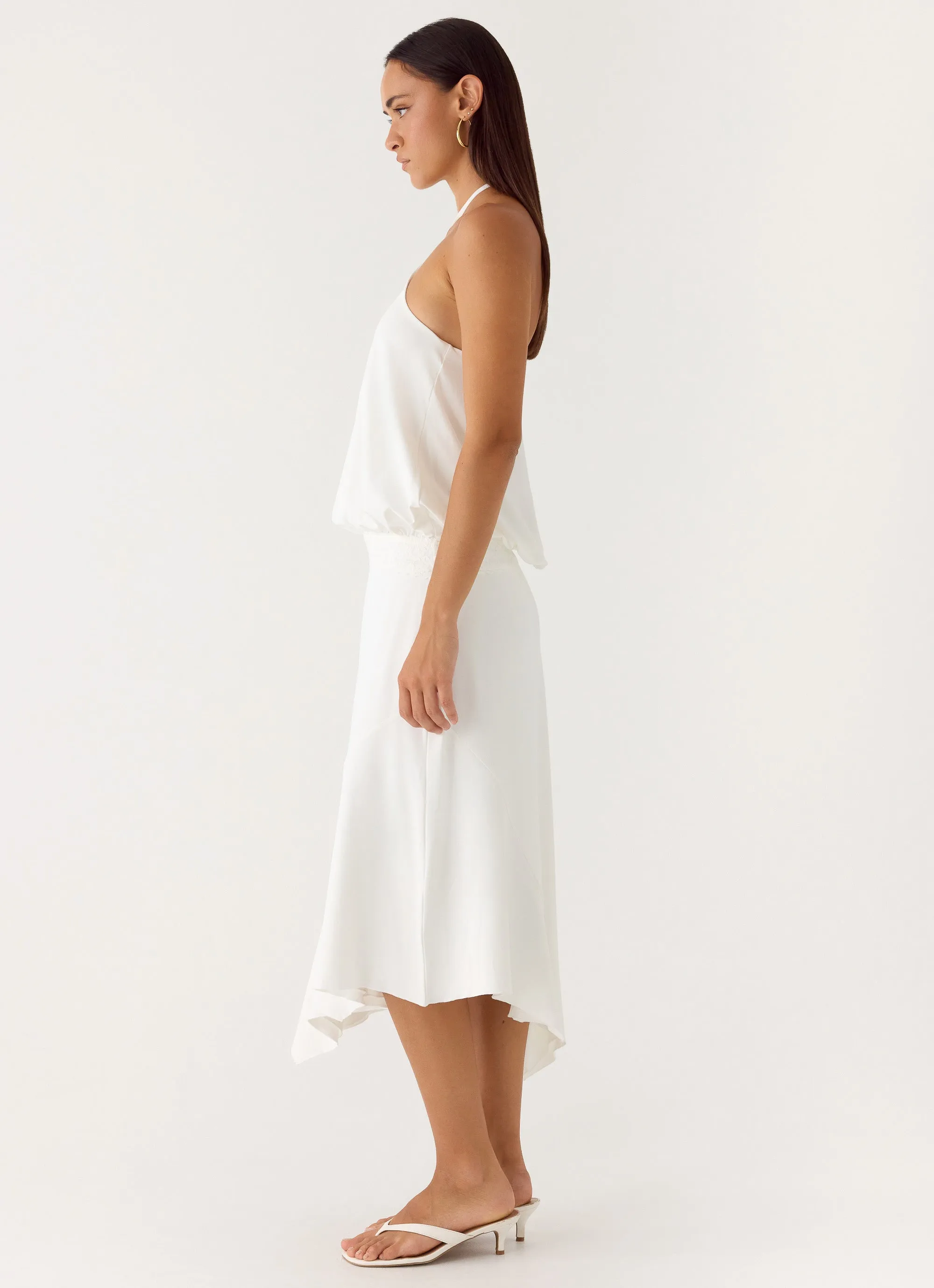 To The Girls Midi Dress - White sold by Peppermayo product image thumbnail 2