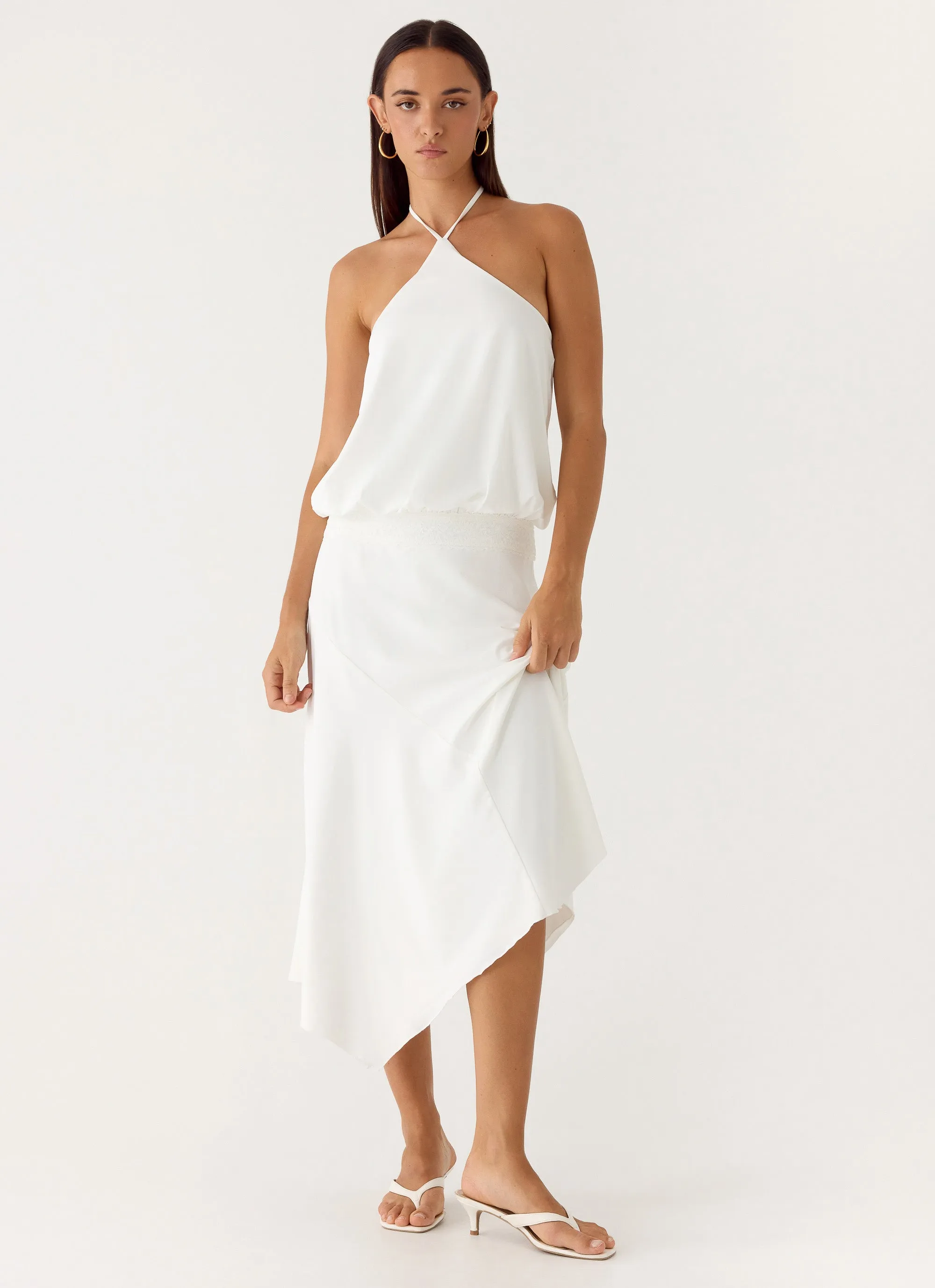To The Girls Midi Dress - White sold by Peppermayo product image thumbnail 4