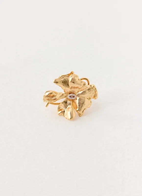 Blush Horizon Ring - Gold sold by Peppermayo