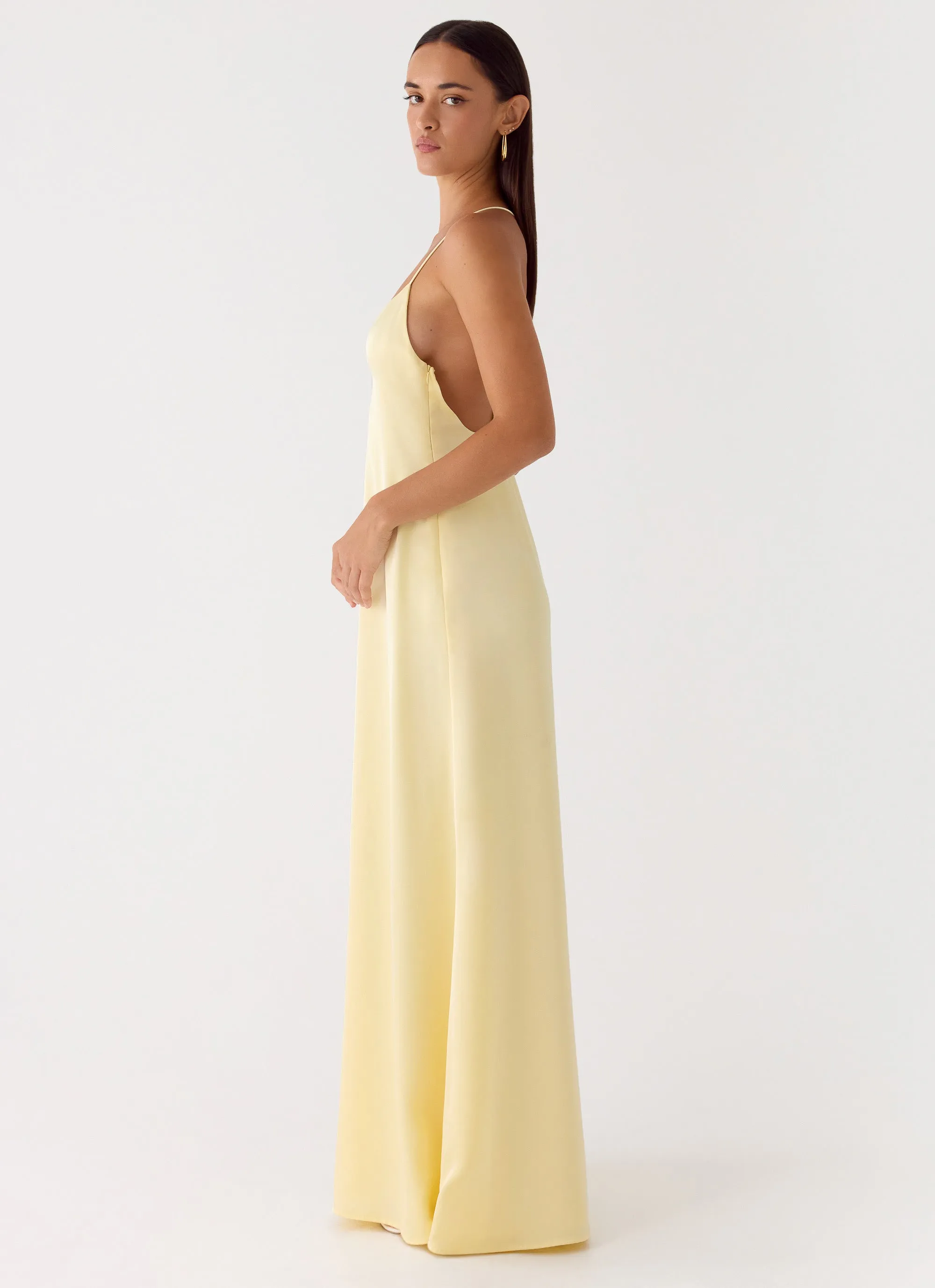 Fine Line Maxi Dress - Yellow sold by Peppermayo product image thumbnail 2