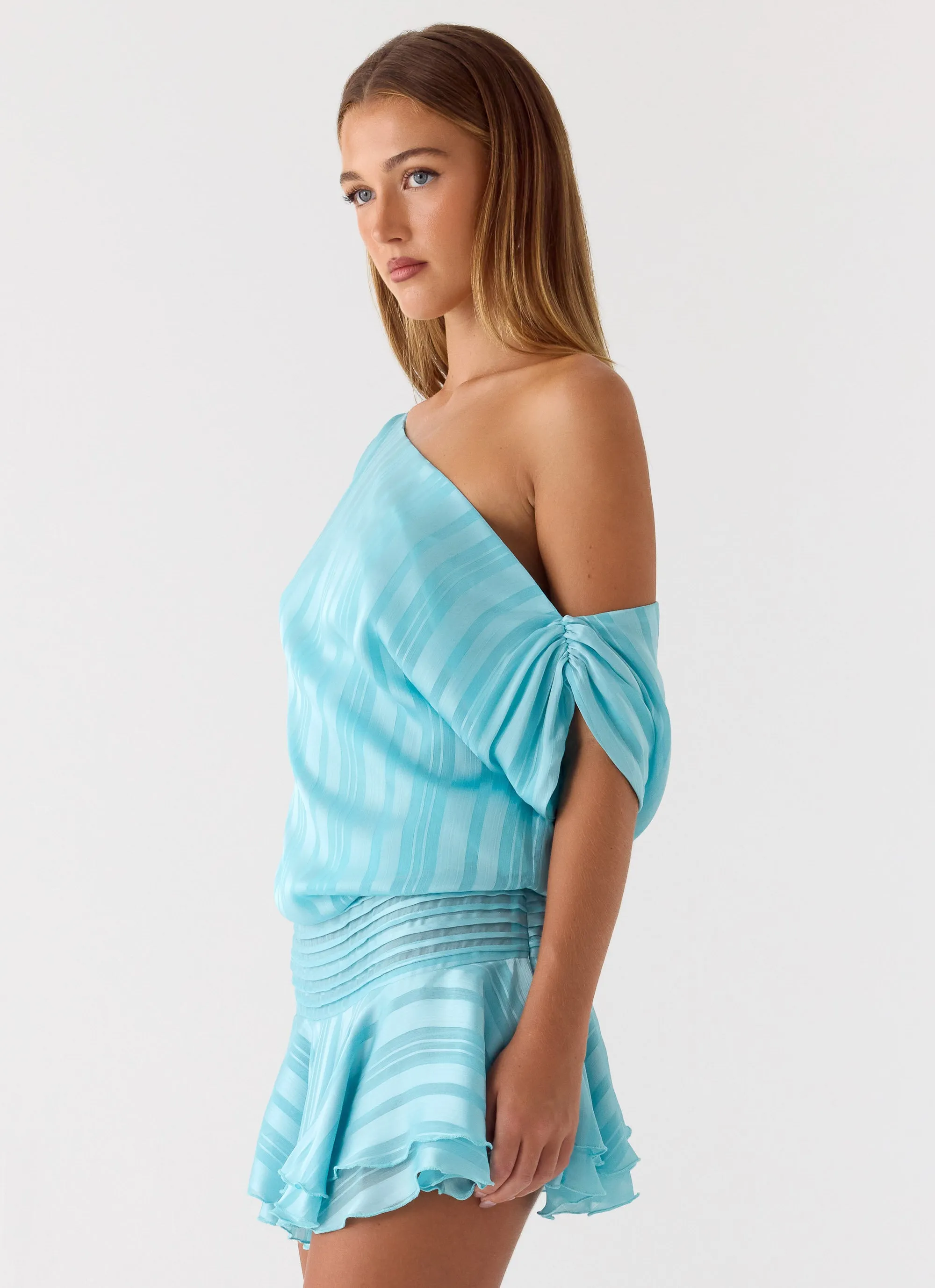Lowey Mini Dress - Pale Blue sold by Peppermayo product image thumbnail 2