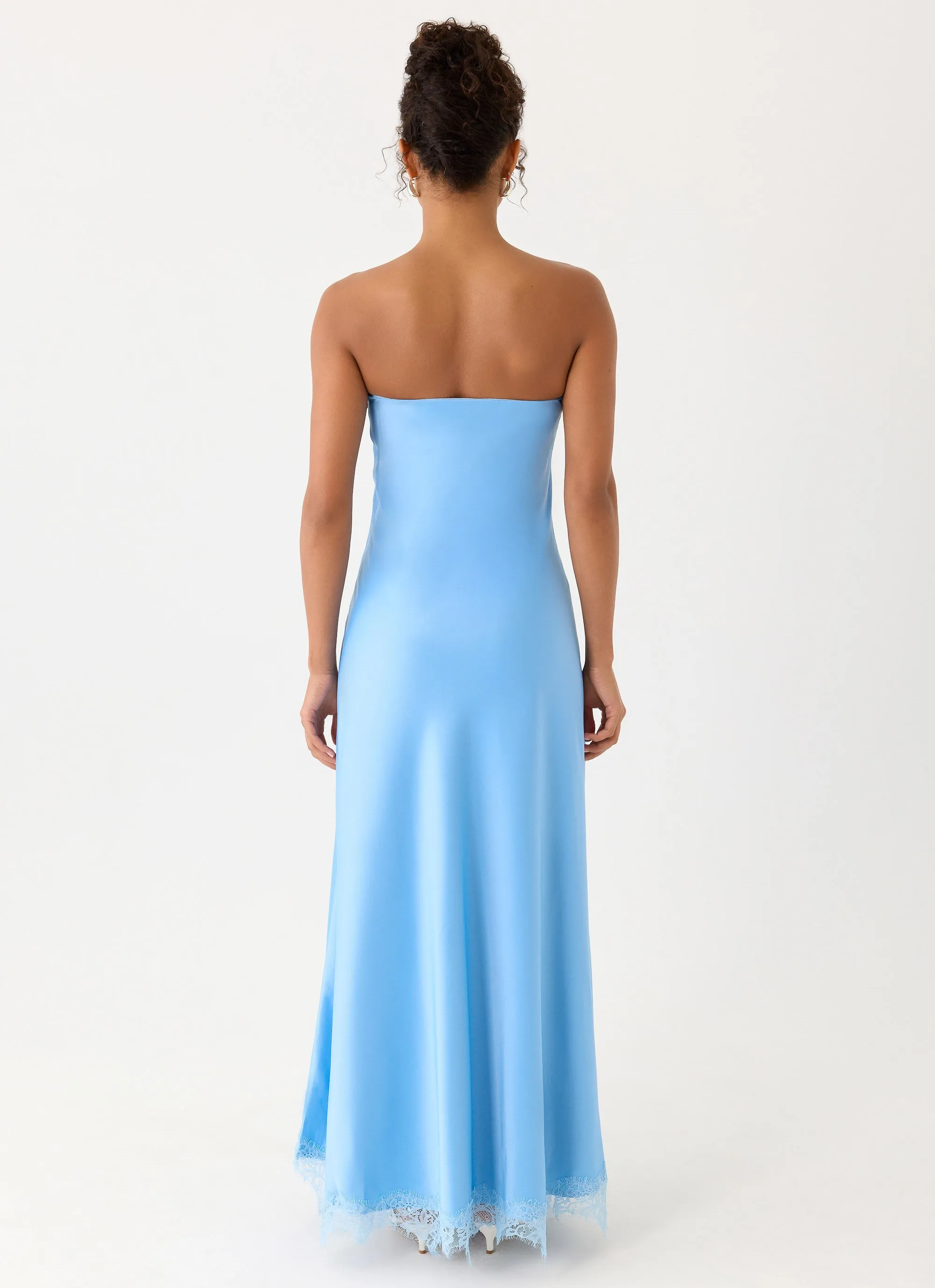Yanina Strapless Maxi Dress - Blue sold by Peppermayo product image thumbnail 3