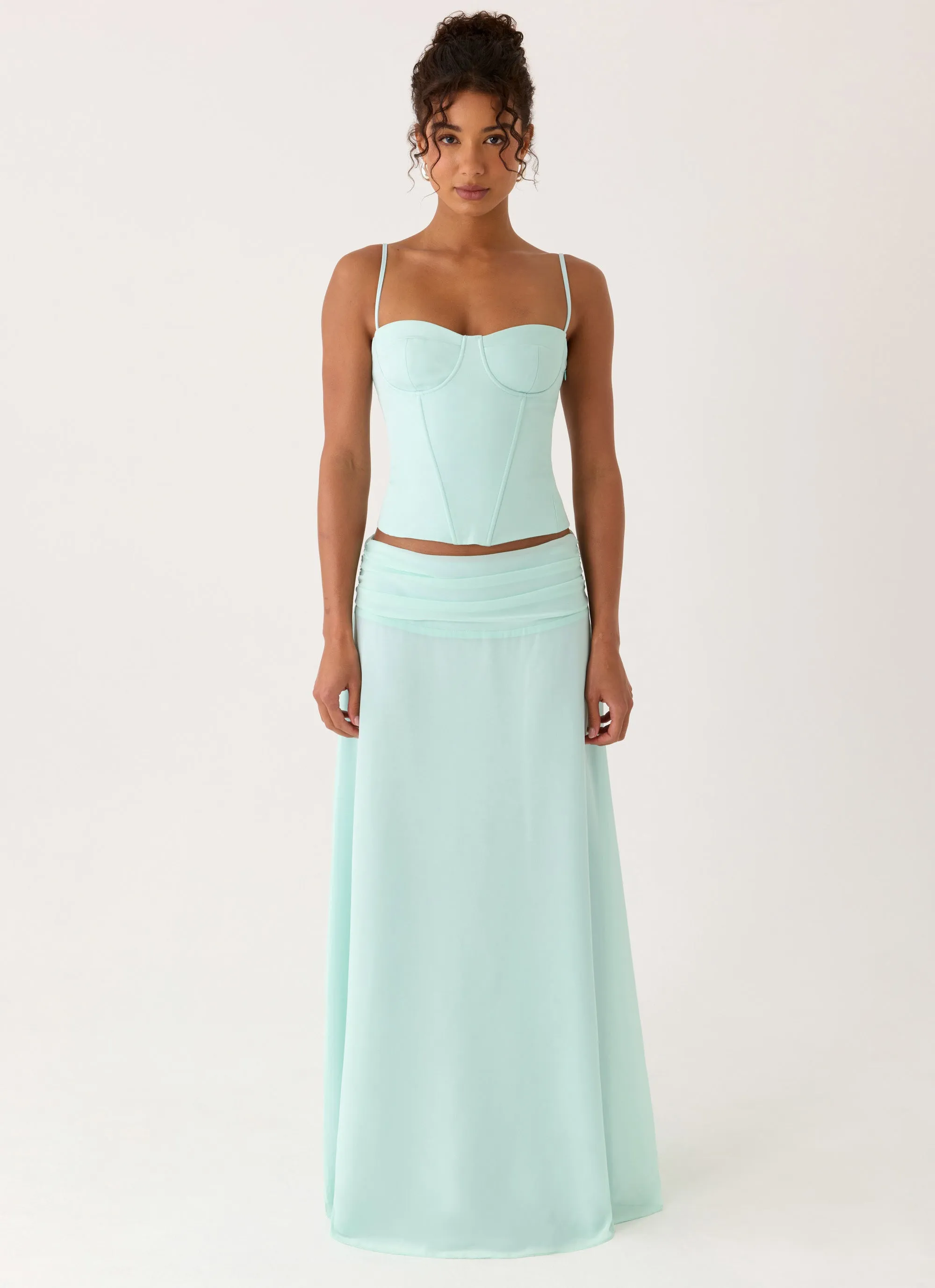 Tayana Corset Top - Pistachio sold by Peppermayo product image thumbnail 4