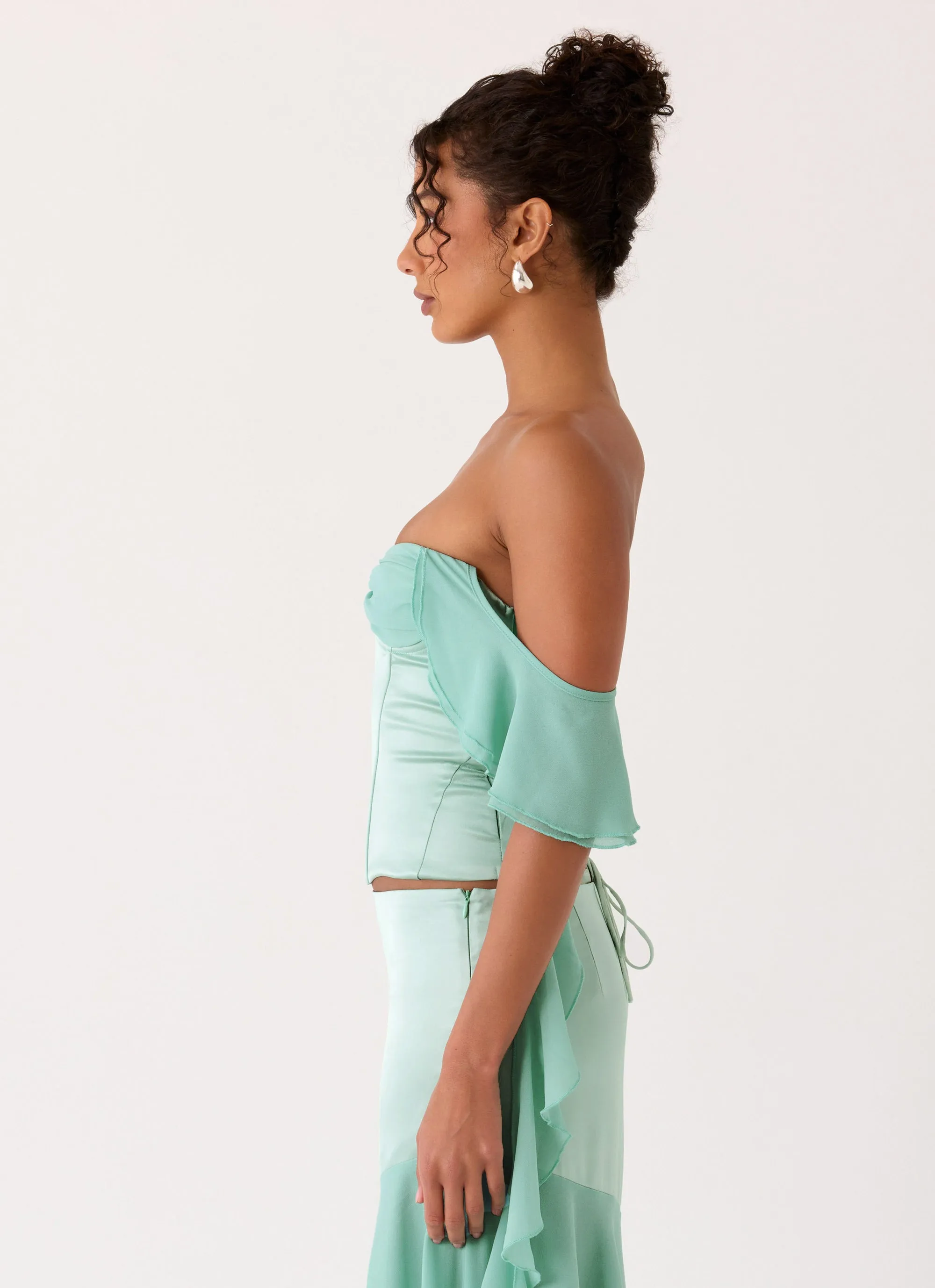 Deenesa Corset Top - Mint sold by Peppermayo product image thumbnail 4