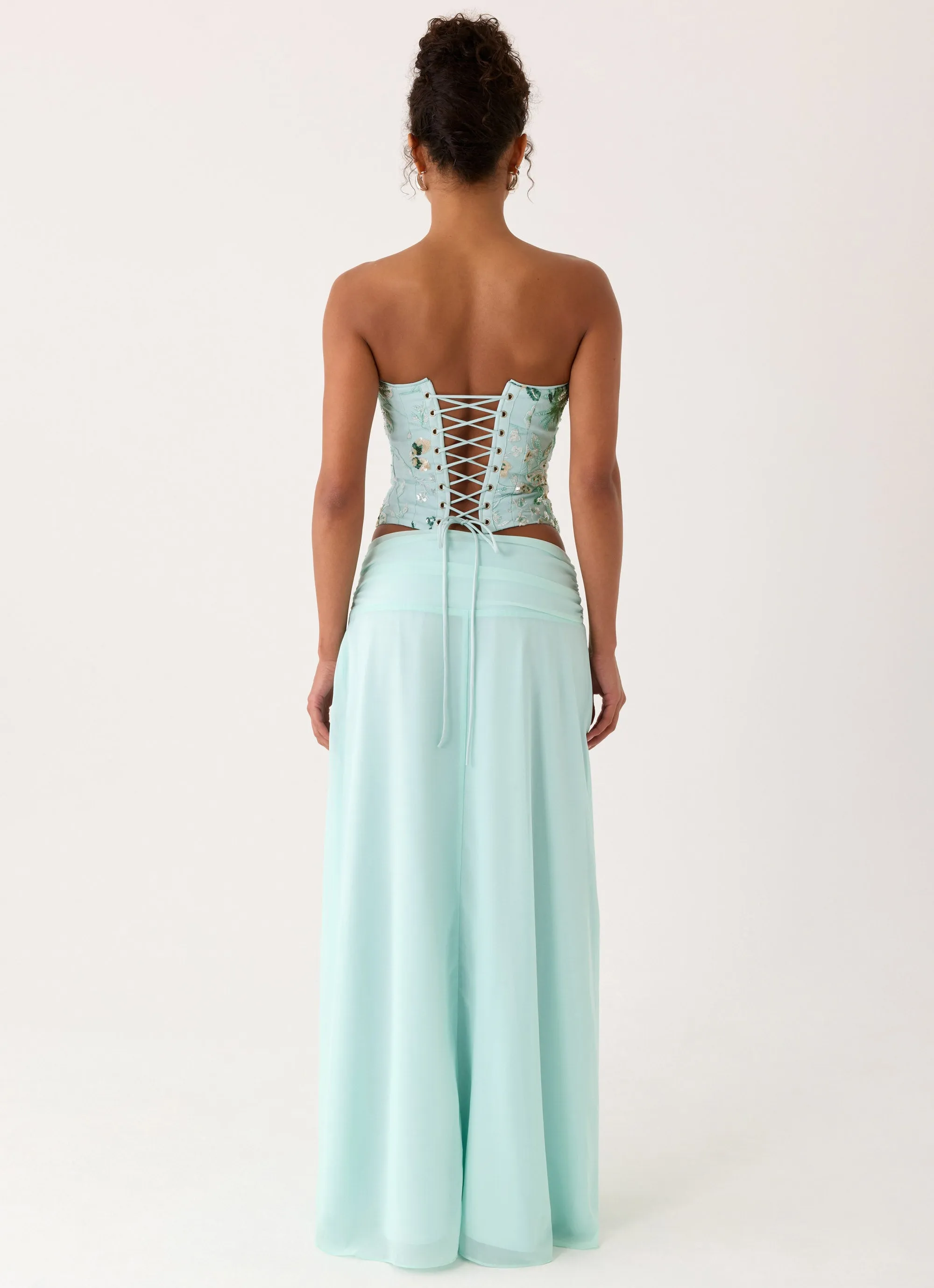 Natalya Maxi Skirt - Pistachio sold by Peppermayo product image thumbnail 4