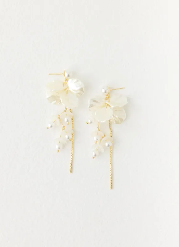 Slow Dance Earrings - Gold sold by Peppermayo