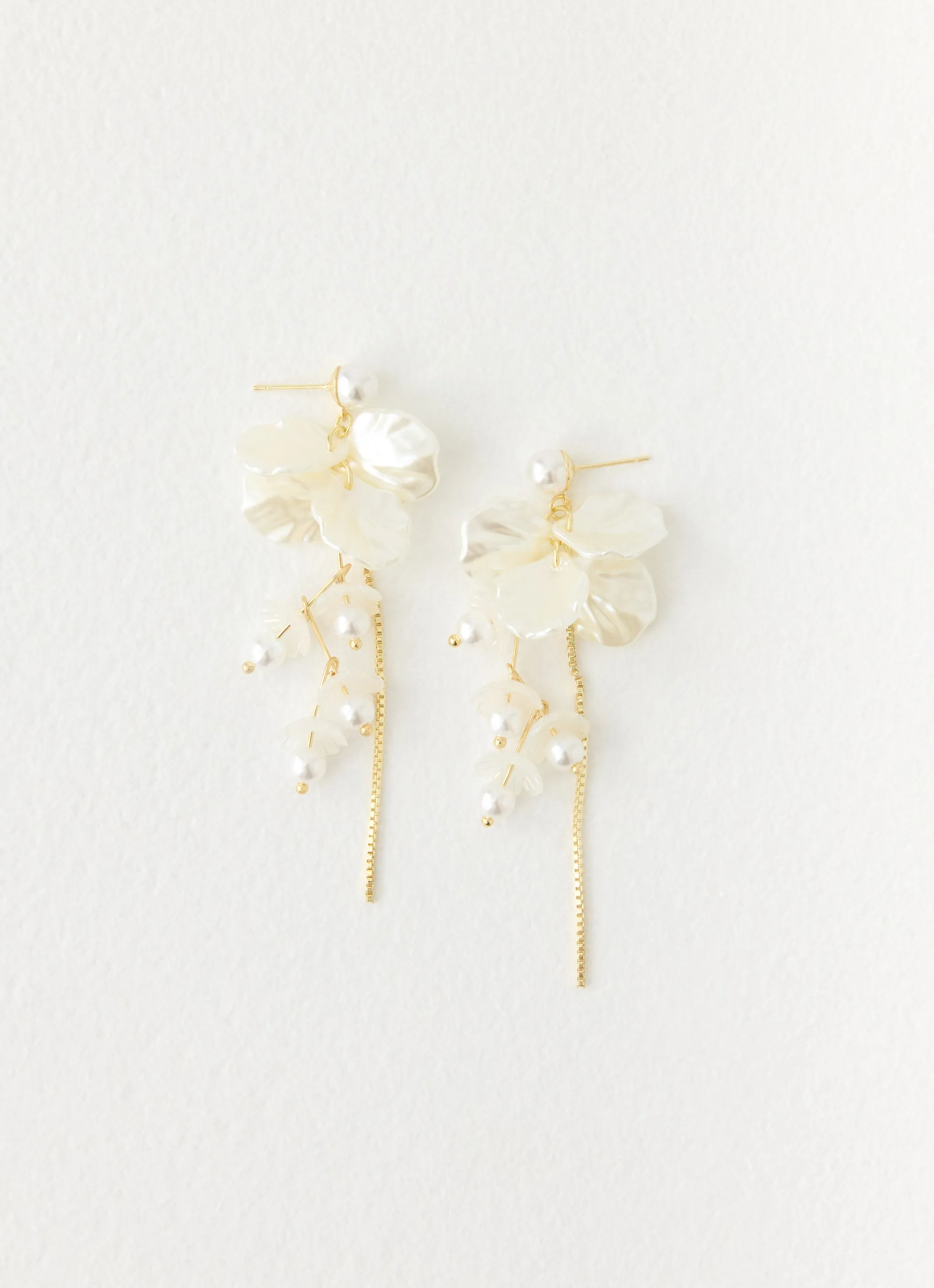 Slow Dance Earrings - Gold sold by Peppermayo