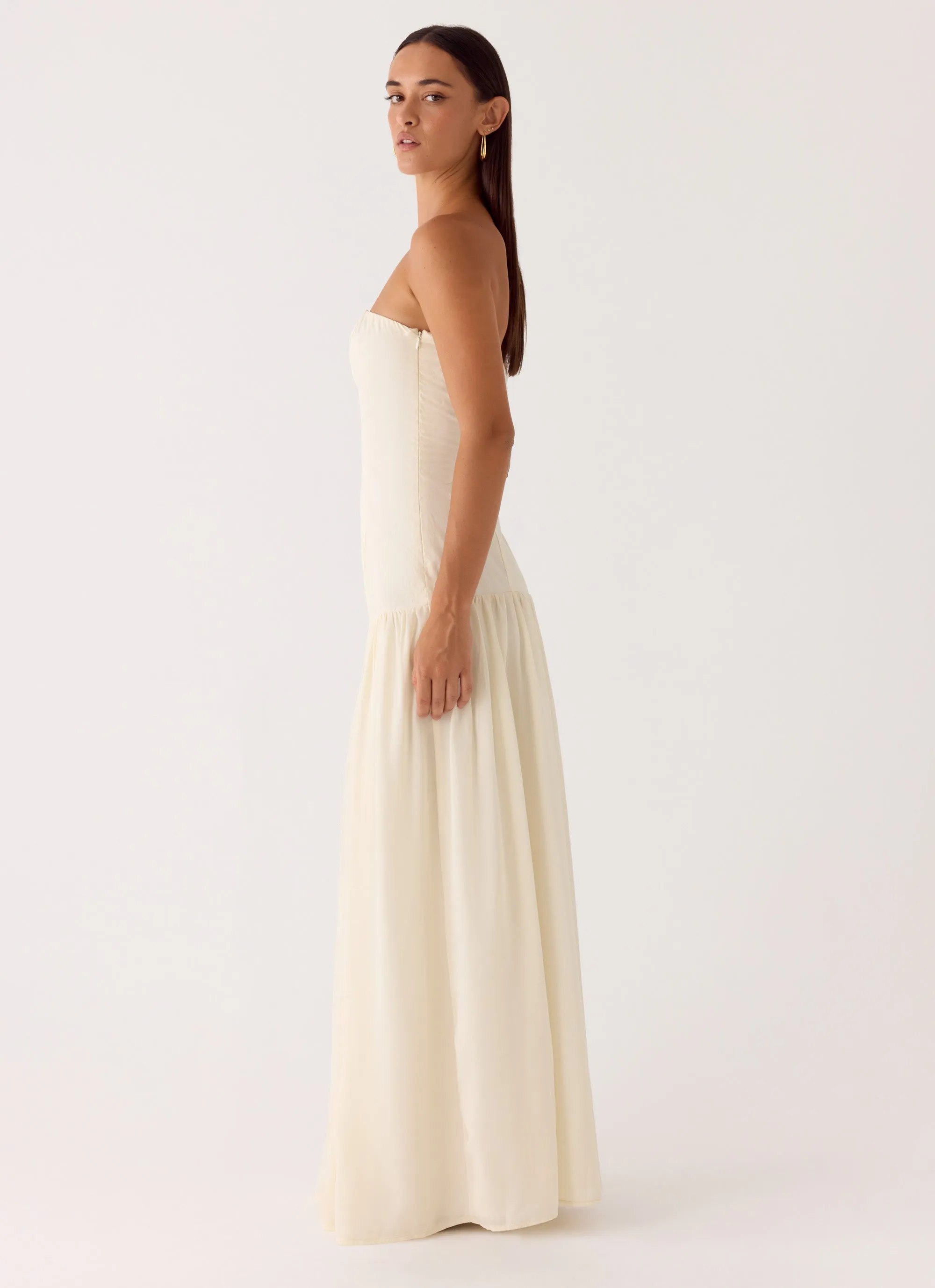 Slowing Tide Maxi Dress - Ivory sold by Peppermayo product image thumbnail 2