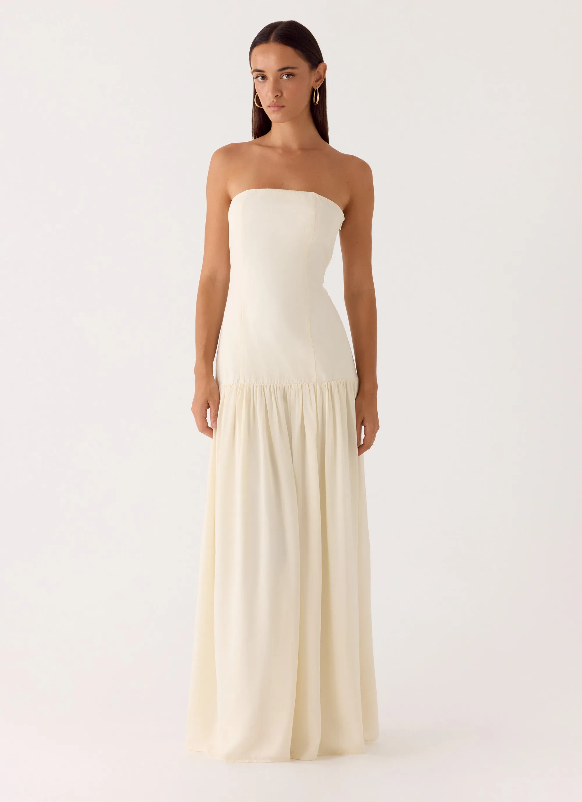 Slowing Tide Maxi Dress - Ivory sold by Peppermayo product image thumbnail 4