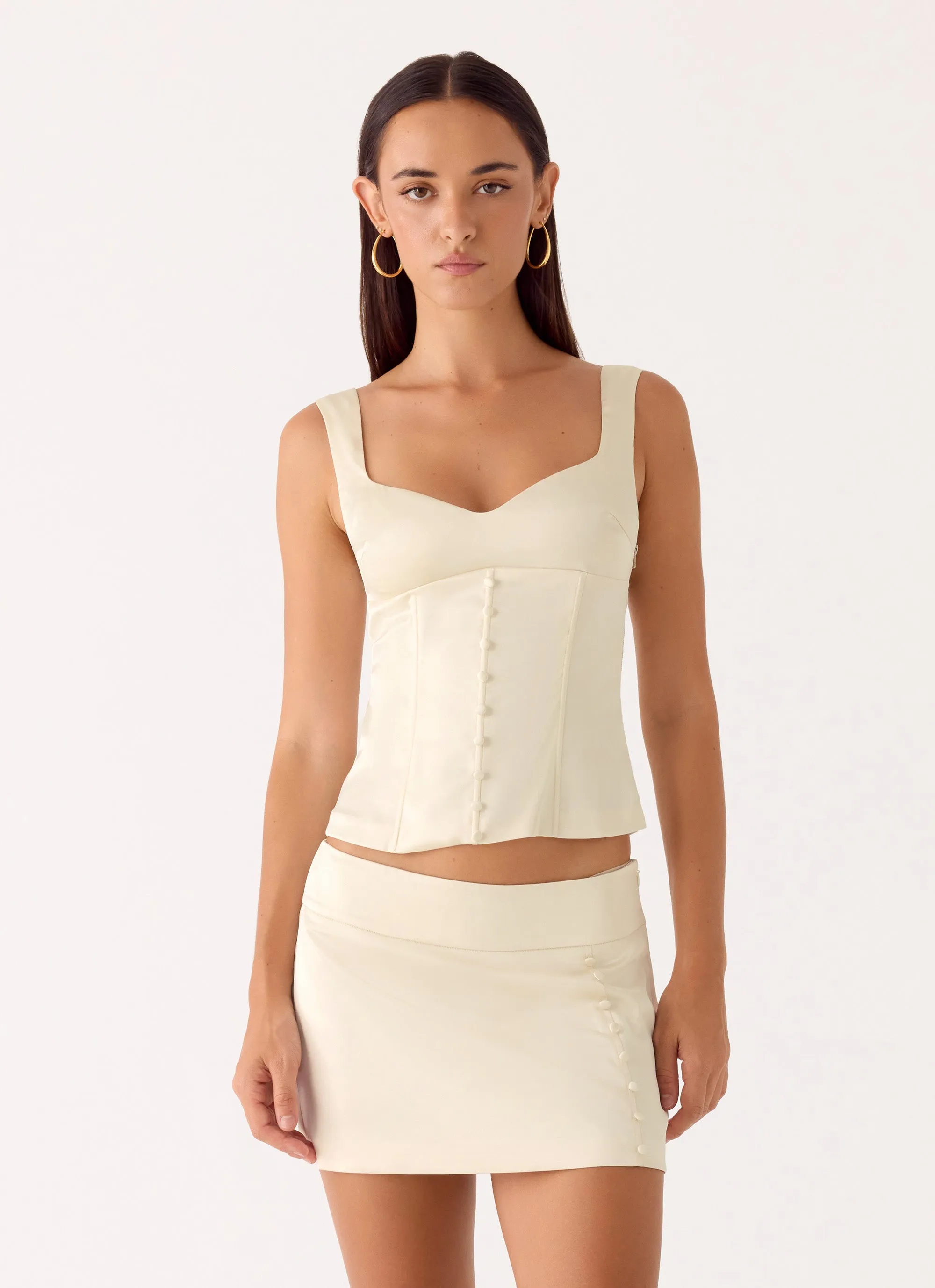 Posy Mini Skirt - Ivory sold by Peppermayo product image thumbnail 4