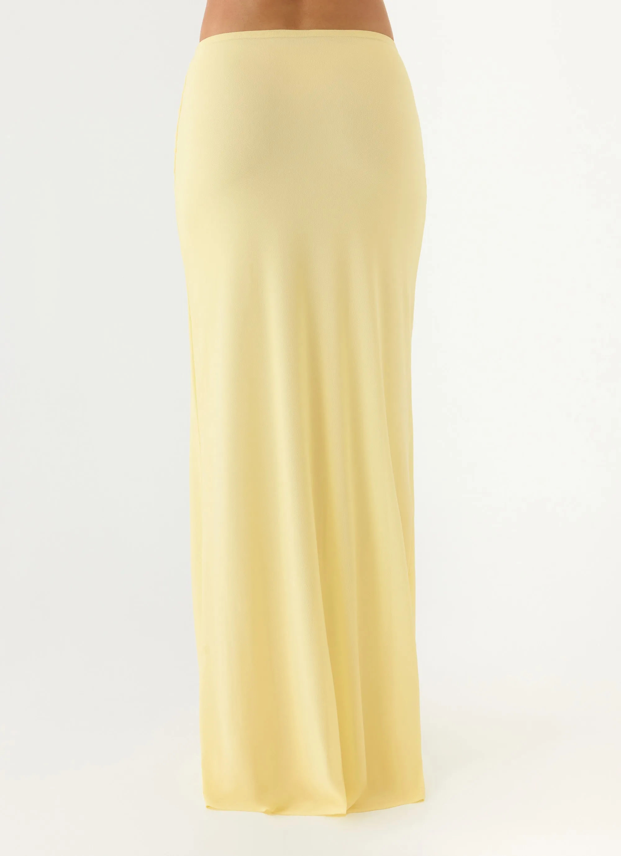 In Destiny Wrap Maxi Skirt - Yellow sold by Peppermayo product image thumbnail 3