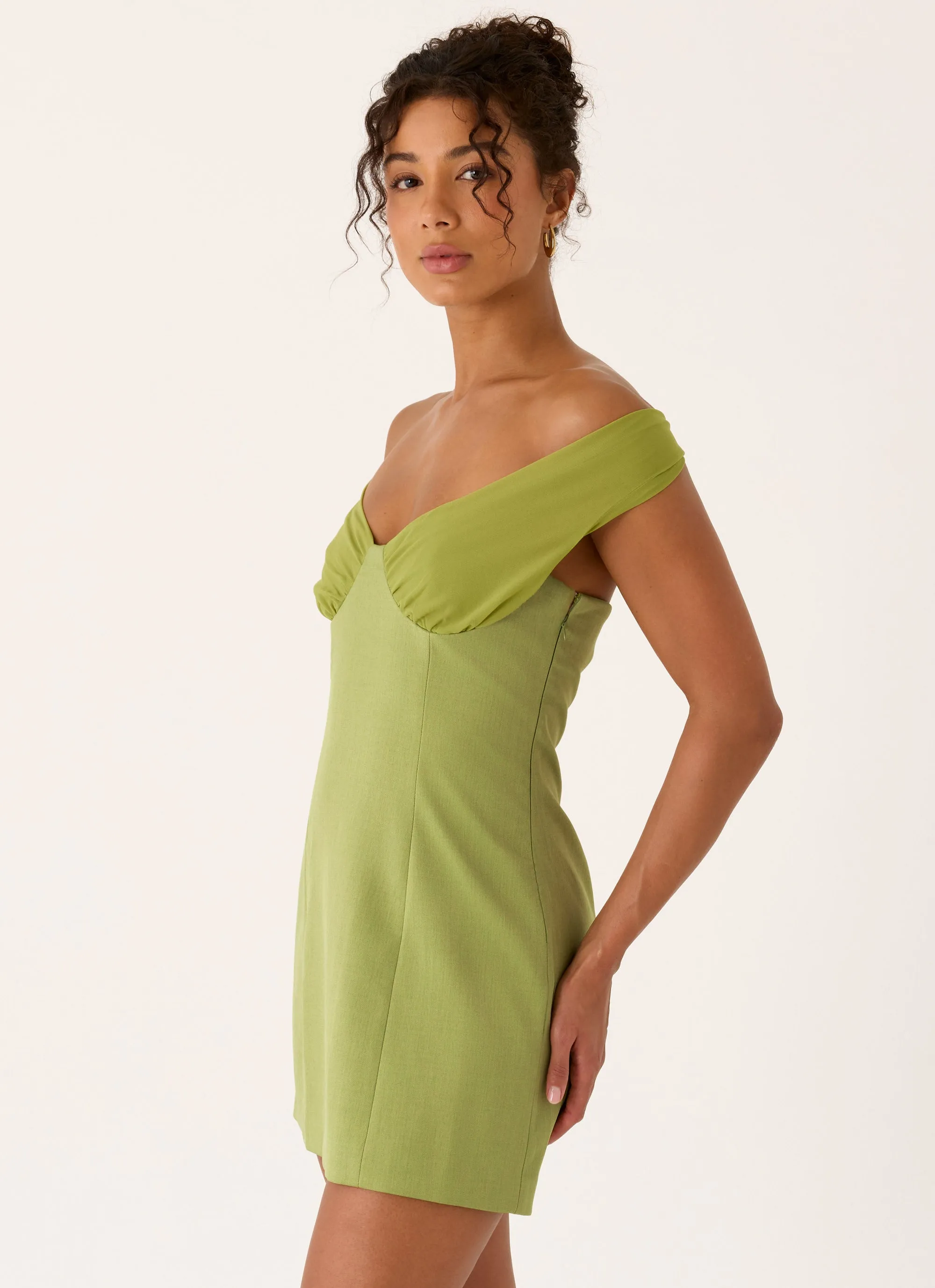 Caterina Mini Dress - Fern Green sold by Peppermayo product image thumbnail 3
