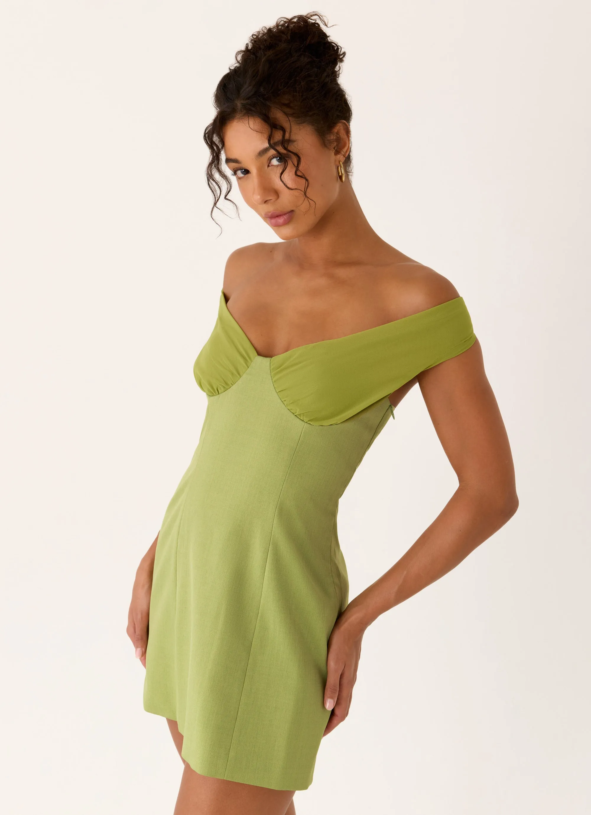 Caterina Mini Dress - Fern Green sold by Peppermayo product image thumbnail 4