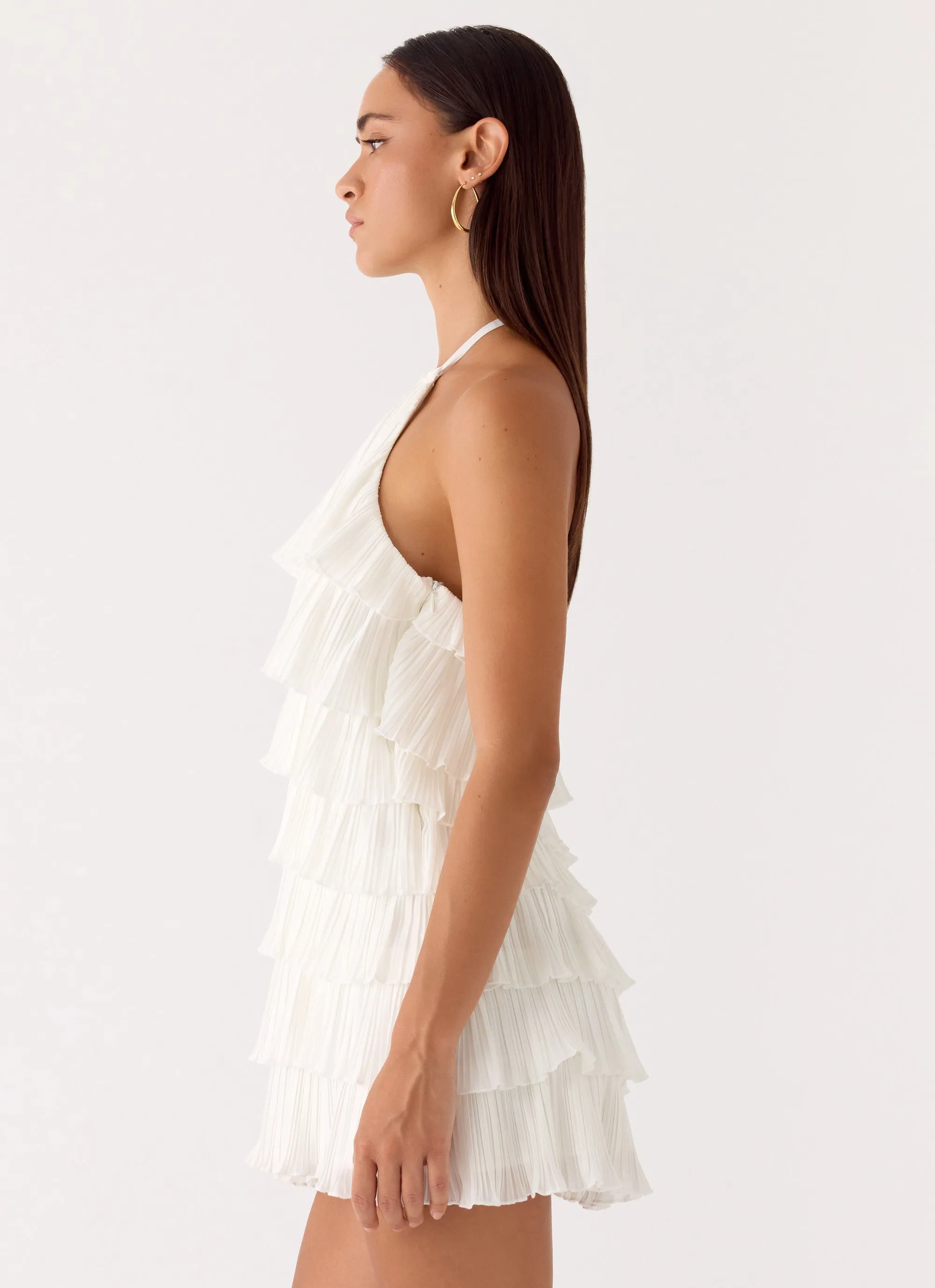 Lunar Bloom Mini Dress - Ivory sold by Peppermayo product image thumbnail 2