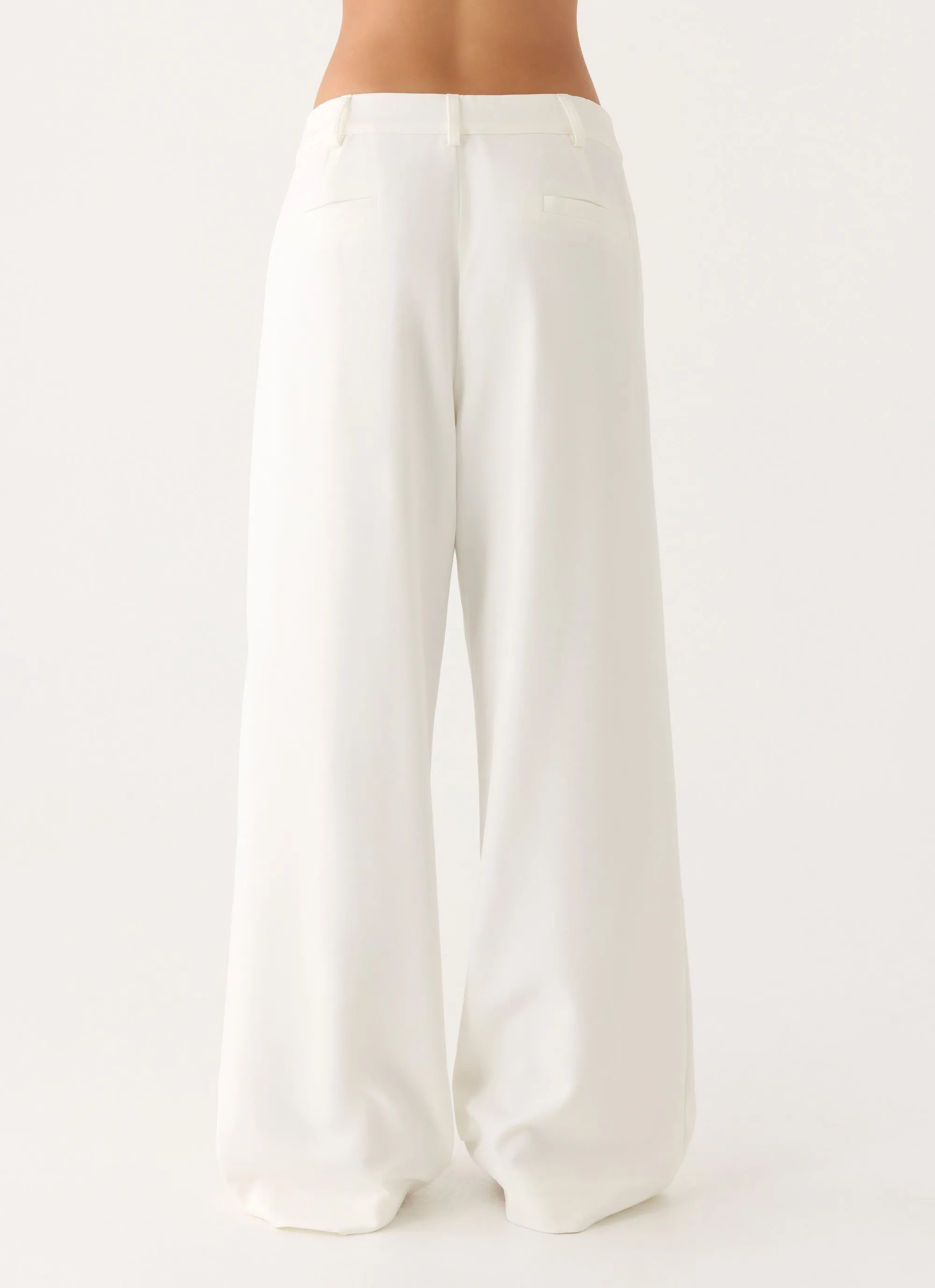 Sora Low Rise Pant - White sold by Peppermayo product image thumbnail 5