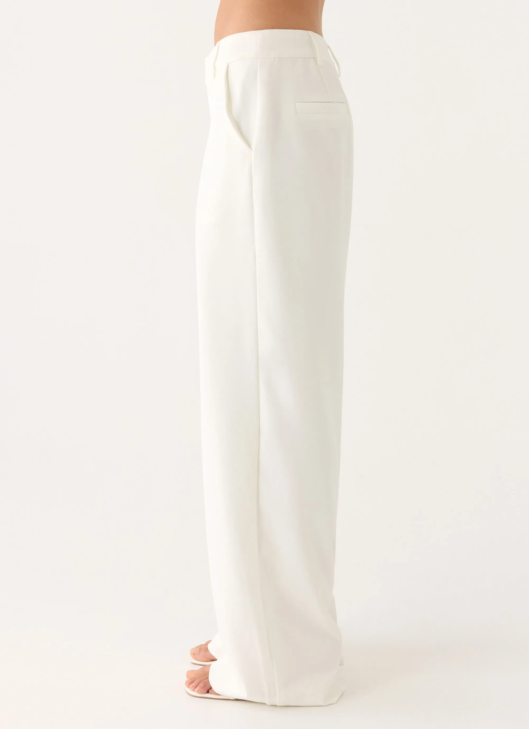 Sora Low Rise Pant - White sold by Peppermayo product image thumbnail 3