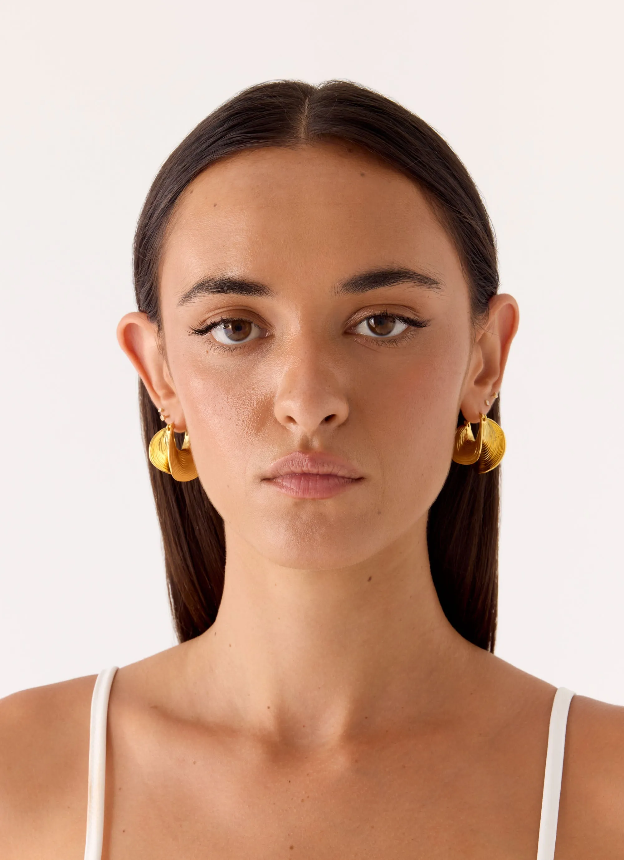 Sol Beam Earrings - Gold sold by Peppermayo product image thumbnail 2