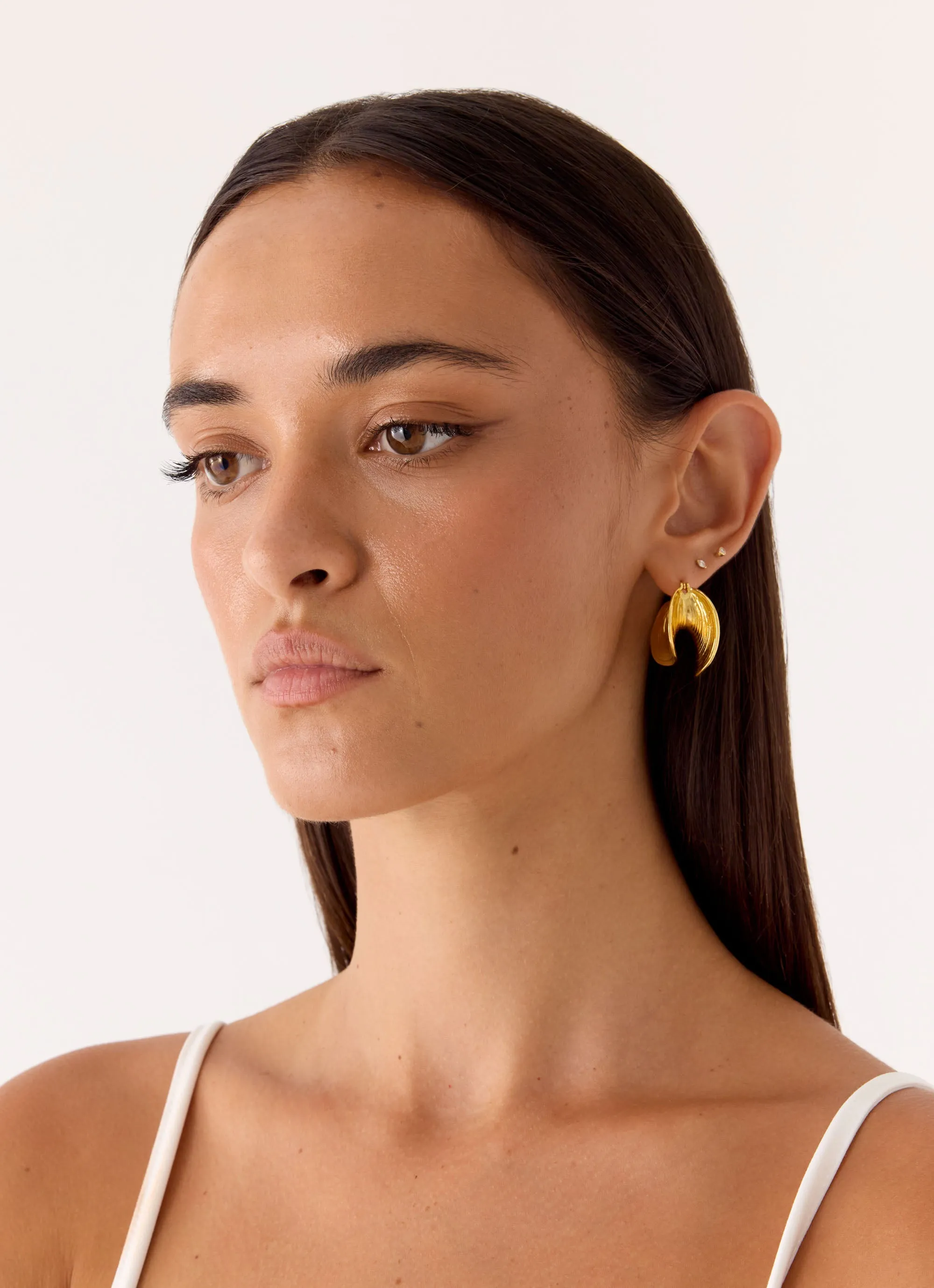 Sol Beam Earrings - Gold sold by Peppermayo product image thumbnail 4