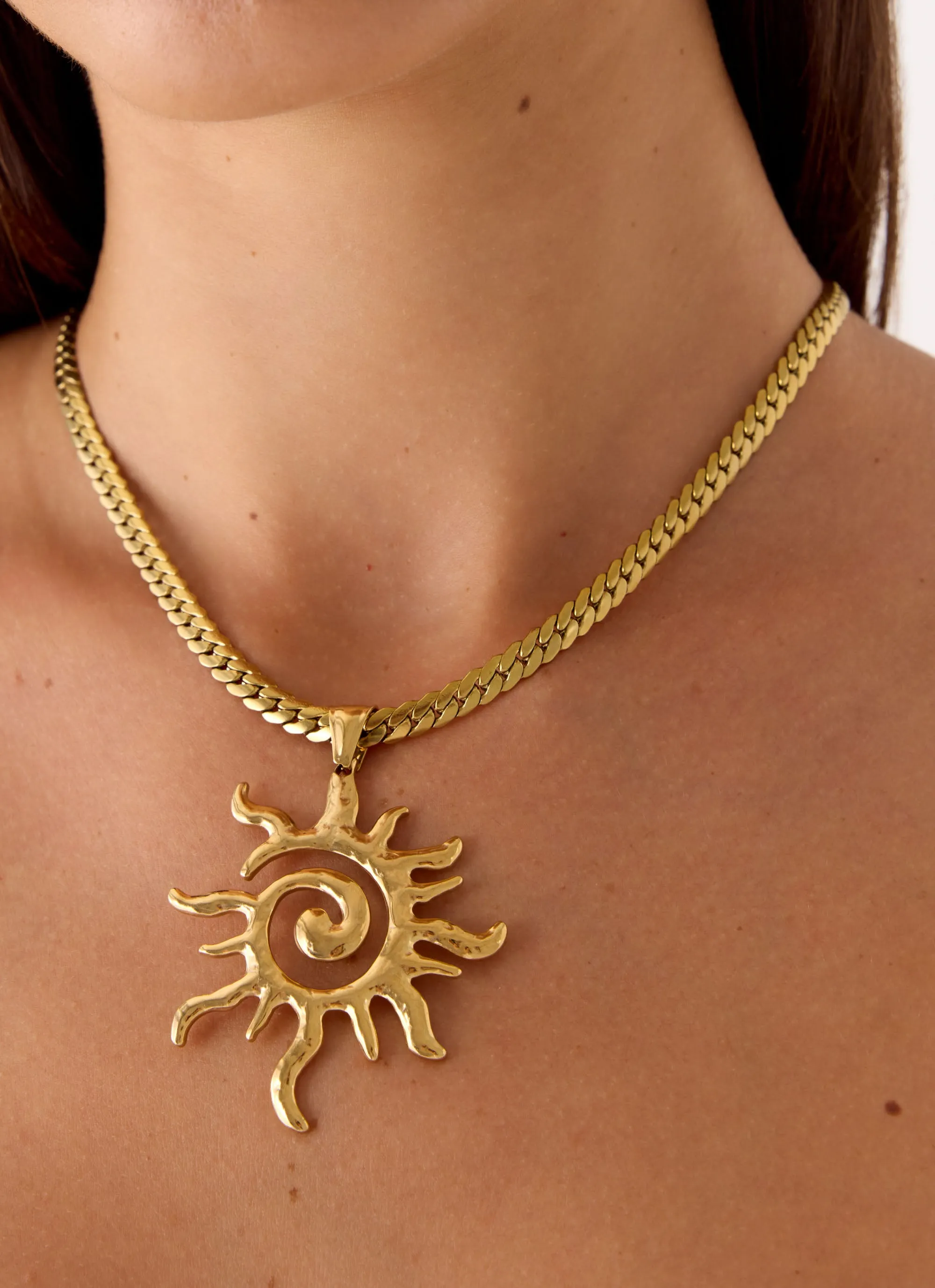 Dawnline Necklace - Gold sold by Peppermayo product image thumbnail 3