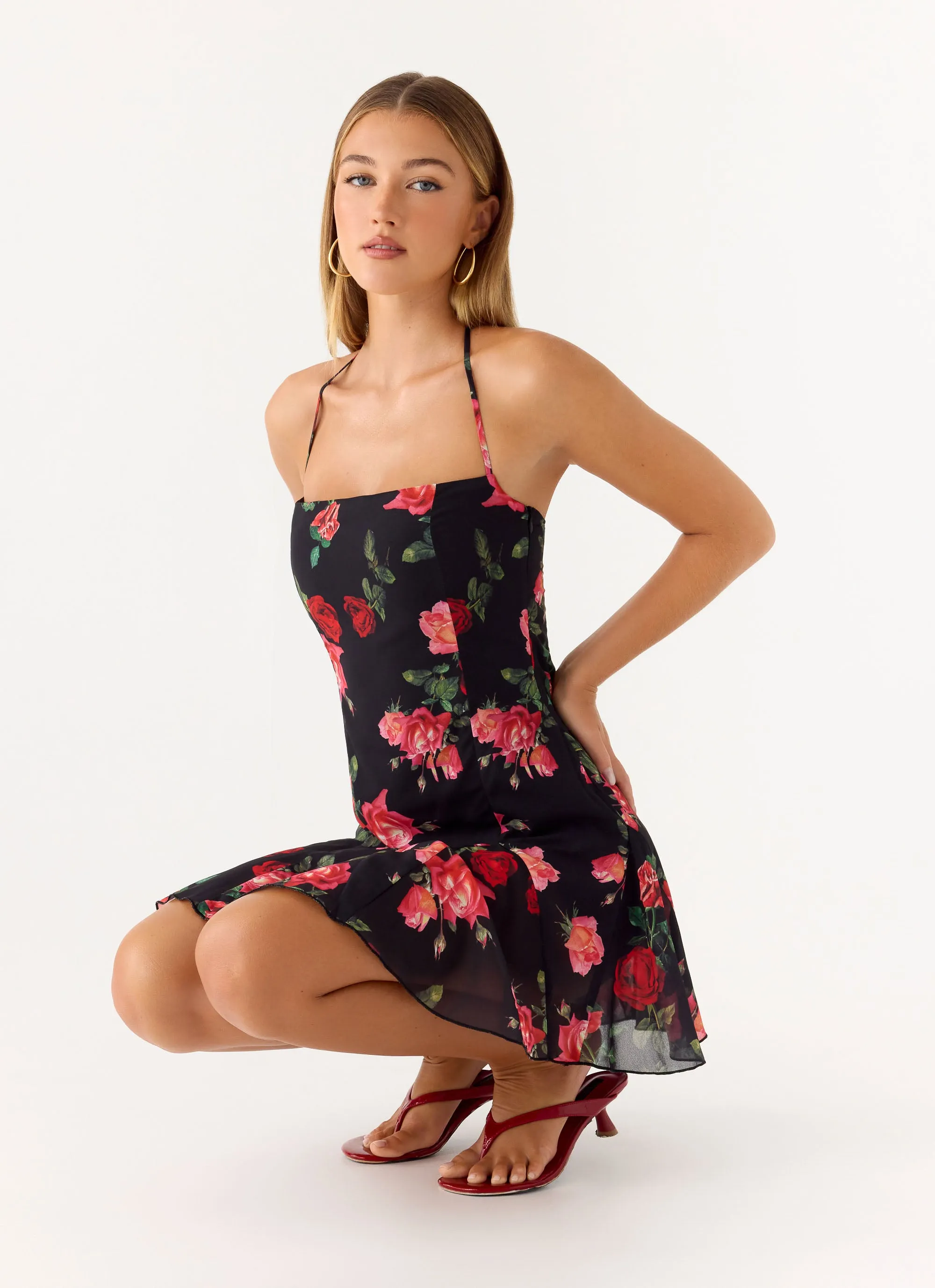 Nikyta Micro Mini Dress - Midnight Bloom sold by Peppermayo product image thumbnail 5