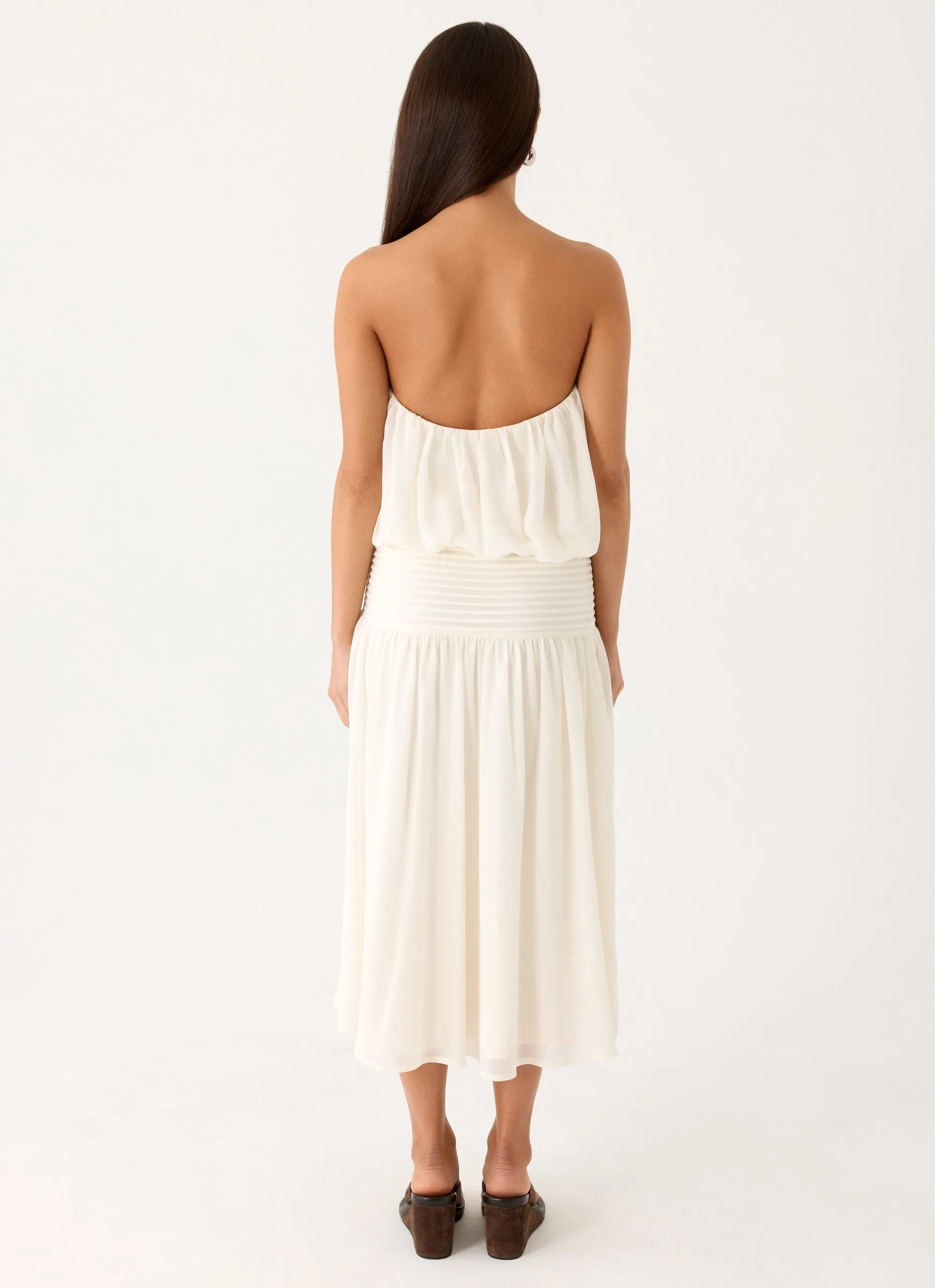 Calanthe Midi Dress - Ivory sold by Peppermayo product image thumbnail 3