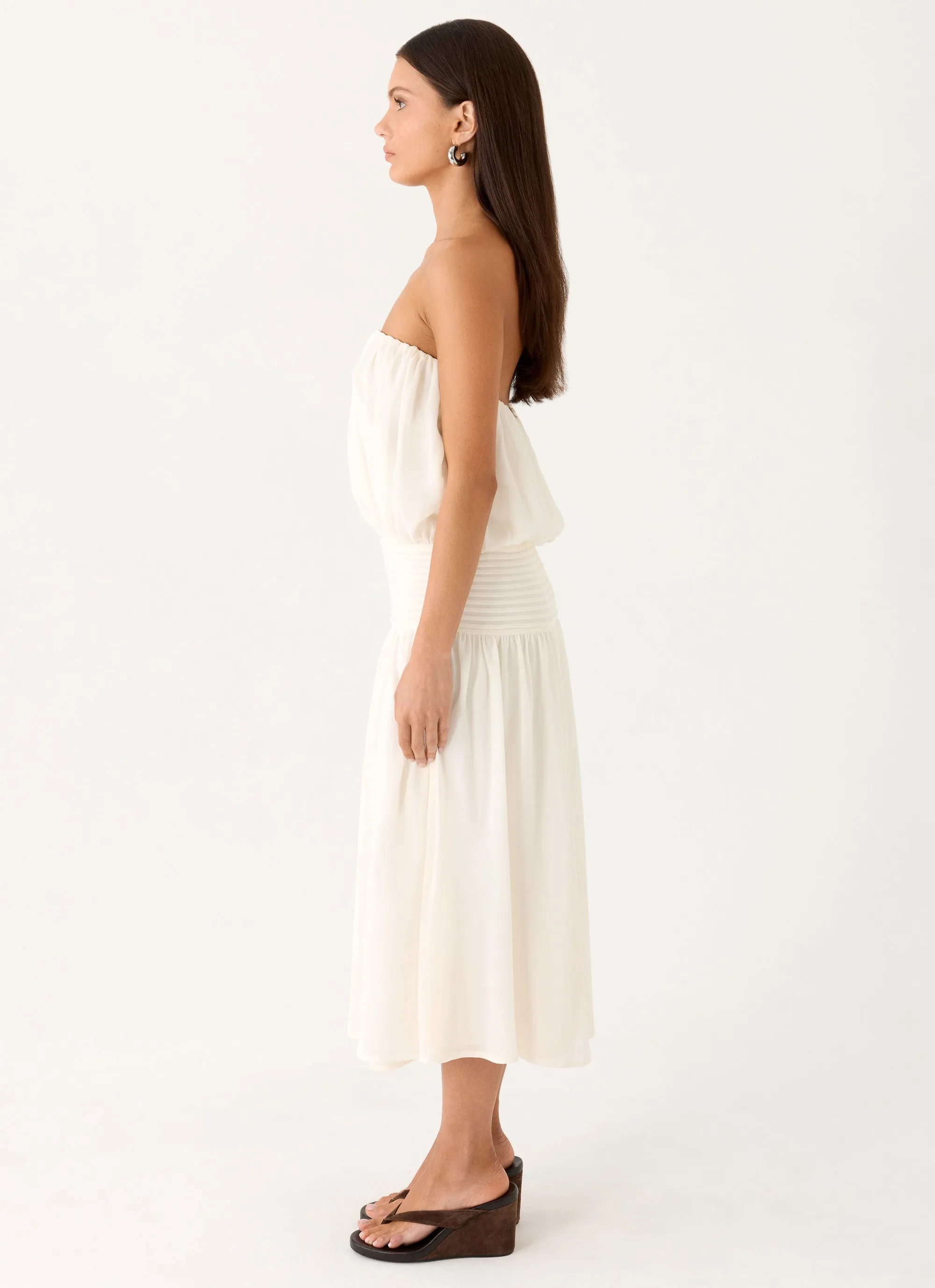Calanthe Midi Dress - Ivory sold by Peppermayo product image thumbnail 2