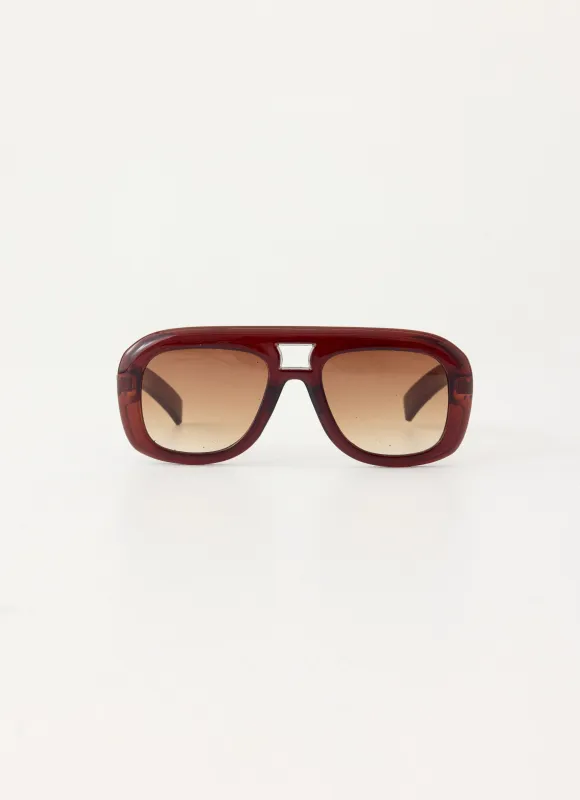 Love Note Sunglasses - Chocolate made by Peppermayo