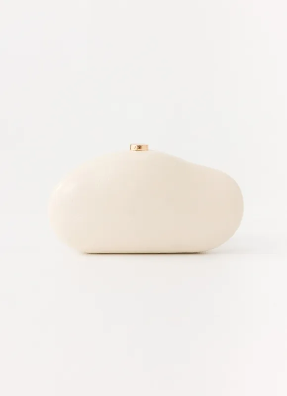 Milliani Clutch Bag - Cream made by Peppermayo