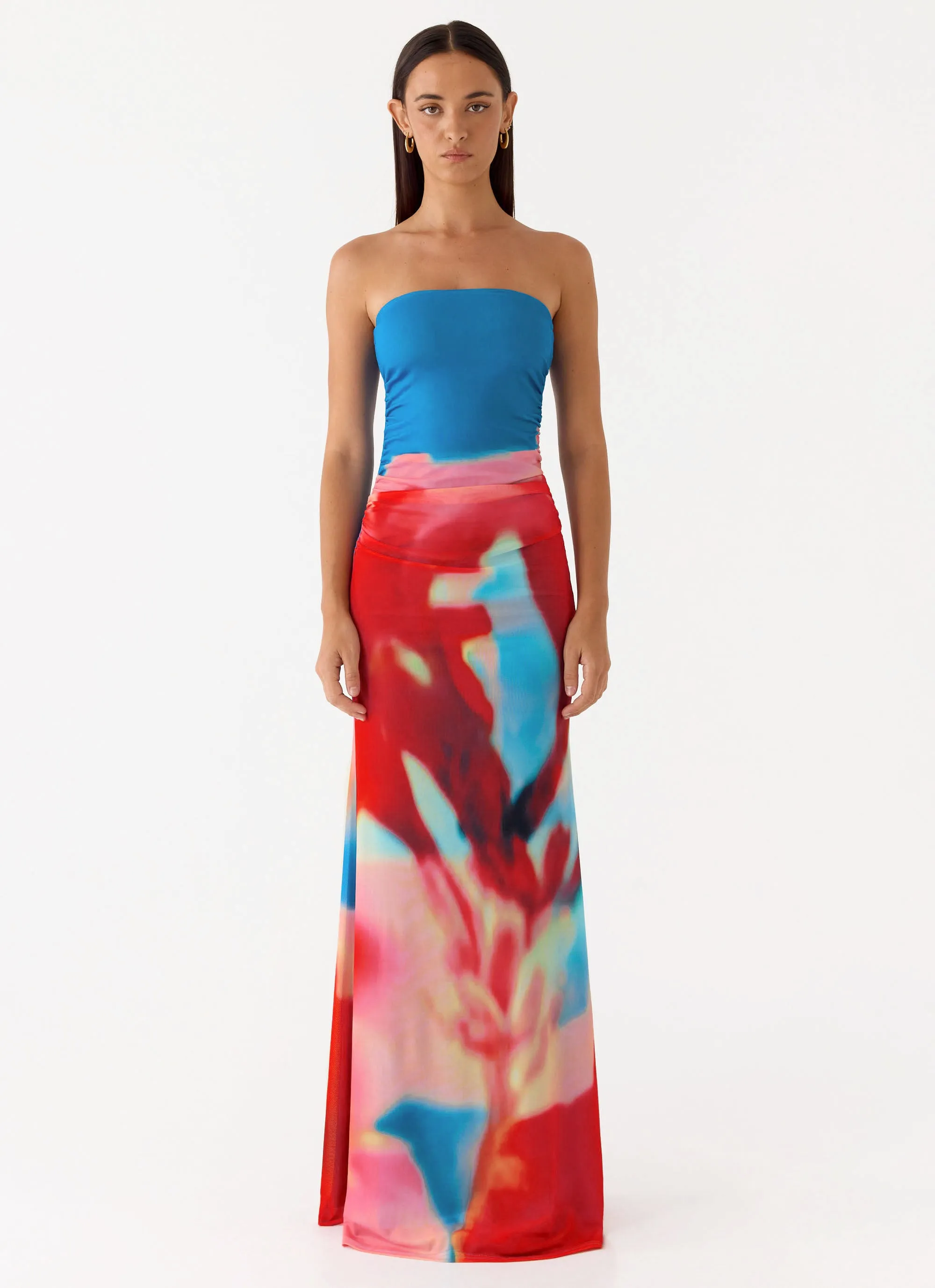Iroha Strapless Maxi Dress - Twilight Petal sold by Peppermayo product image thumbnail 3