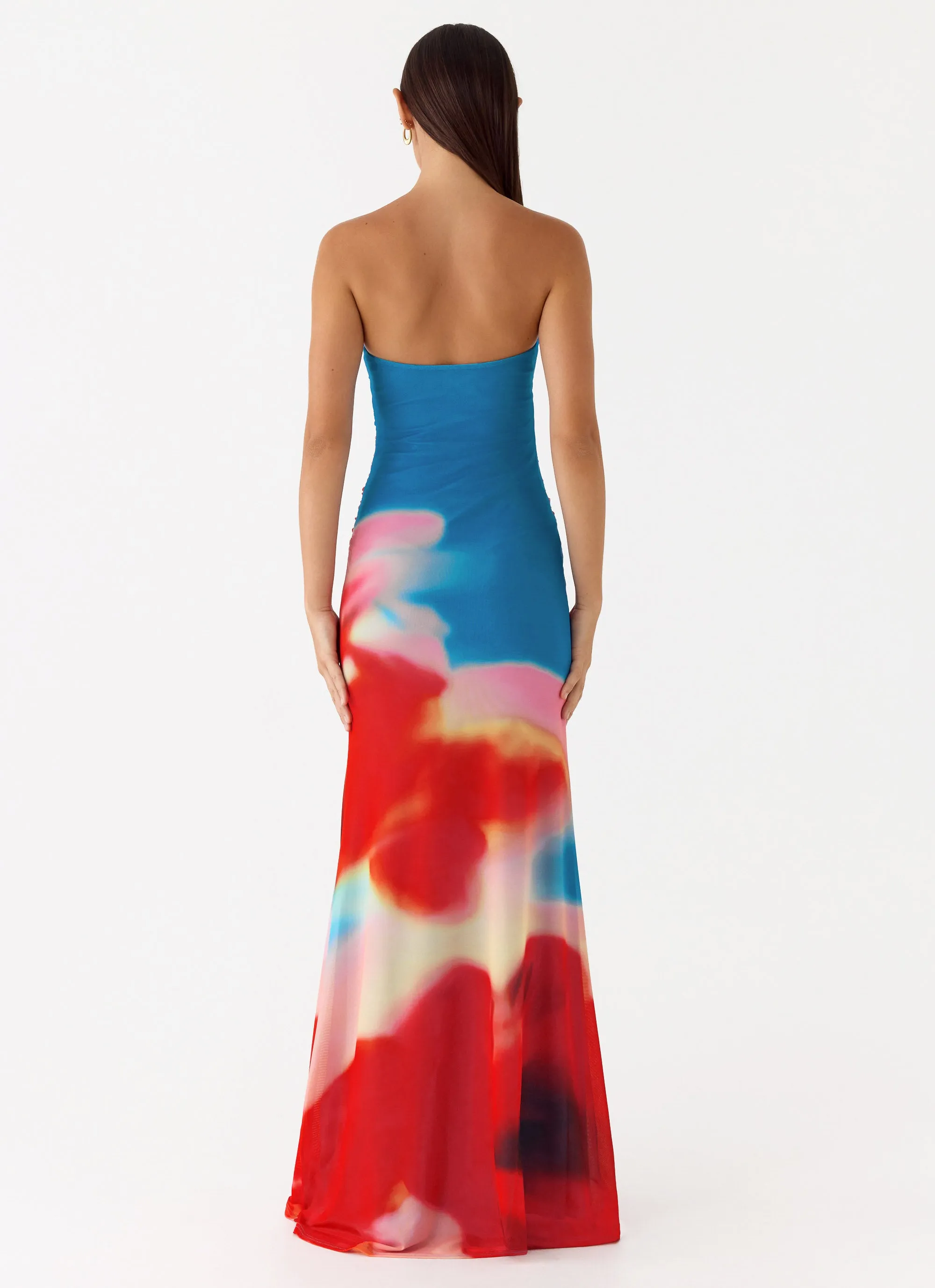 Iroha Strapless Maxi Dress - Twilight Petal sold by Peppermayo product image thumbnail 4